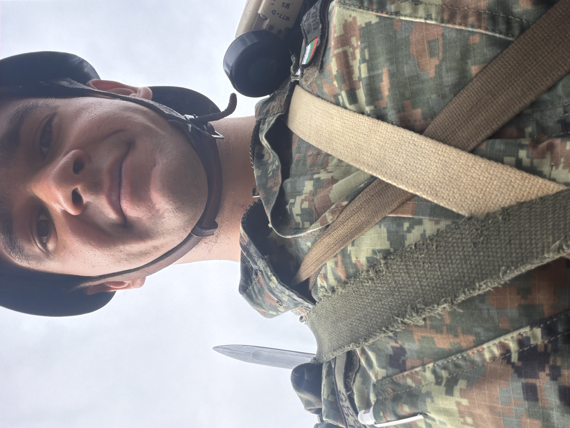 Military gear and personnel on display in Veliko Tarnovo