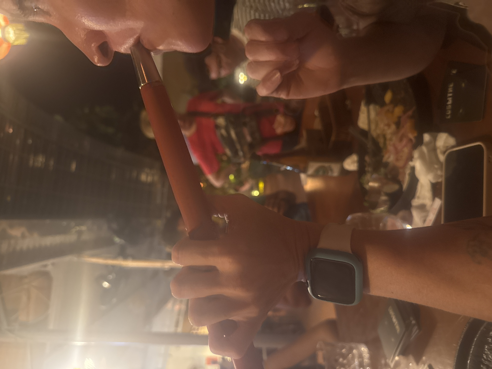 Hookah and drinks at a Nha Trang outdoor bar, summer night