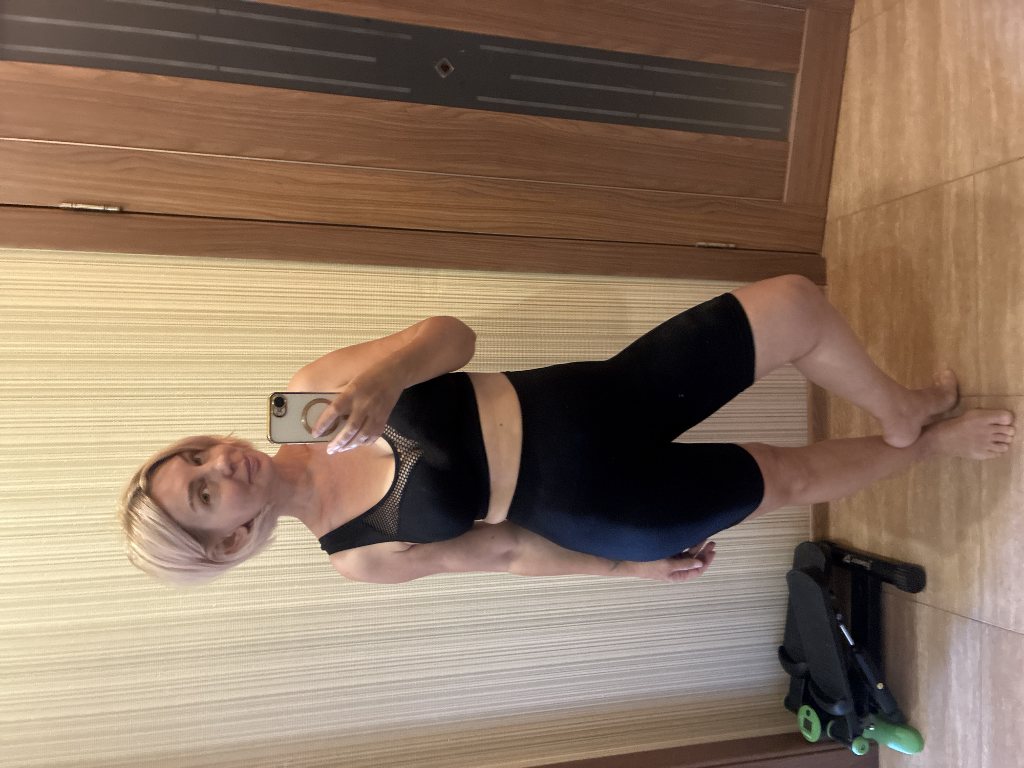 Morning routine snapshots from a Sochi hotel room
