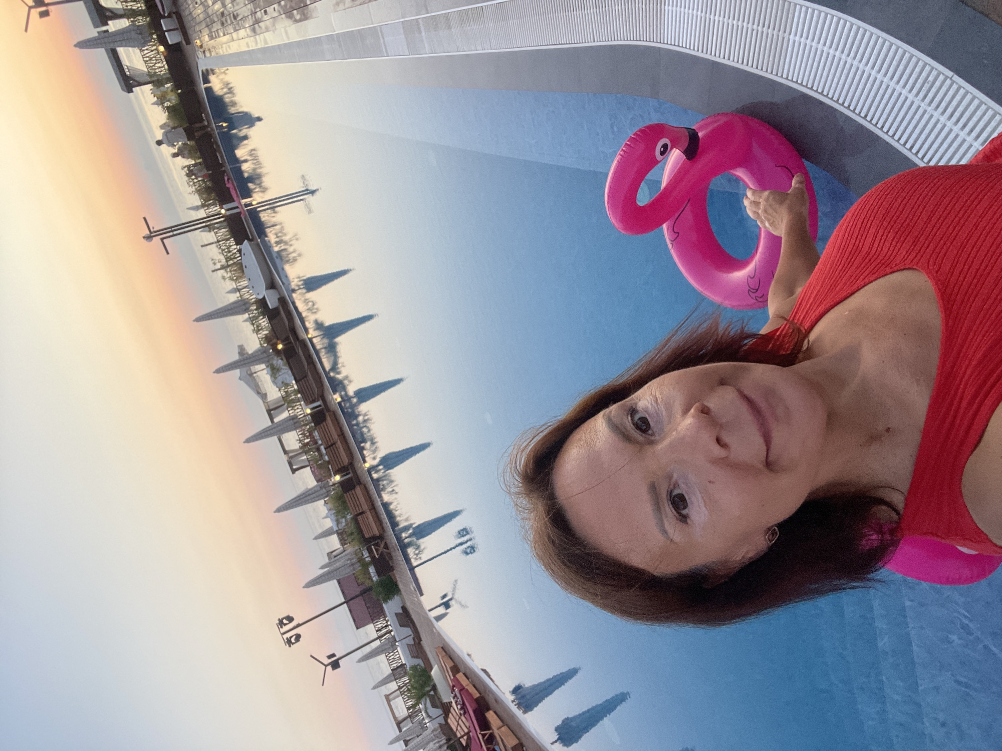 Afternoon at a Sochi resort: pools, flowers, and rooftop vibes