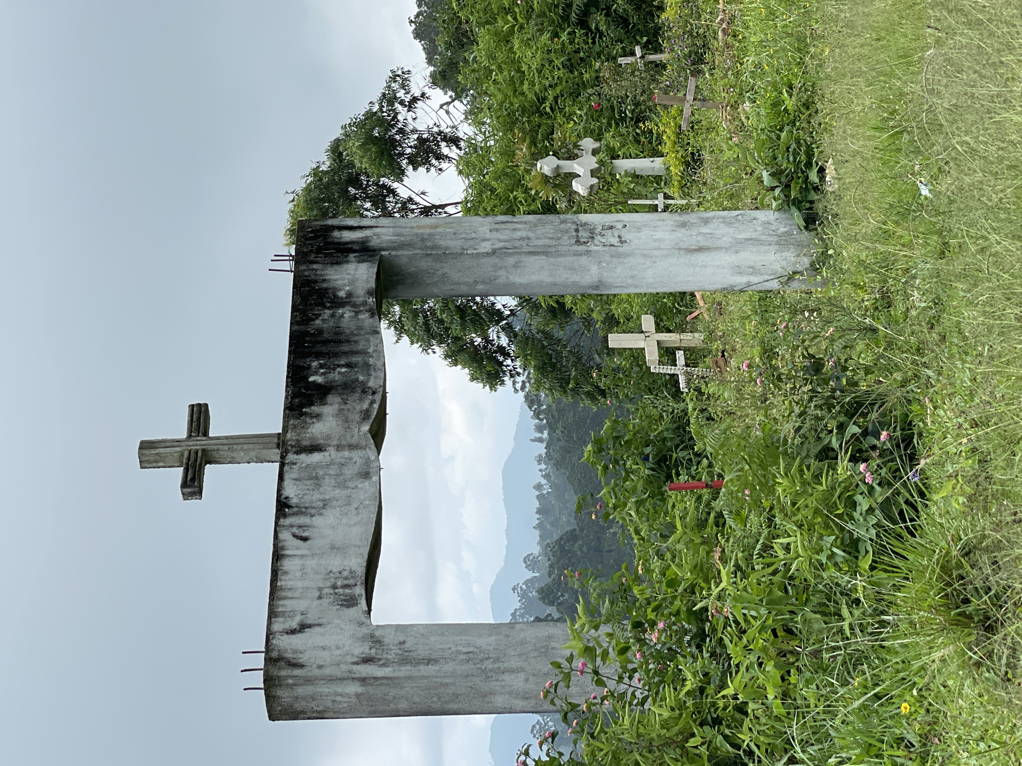 Motorcyclist observed at Christian cemetery in Bandarawela, Sri Lanka
