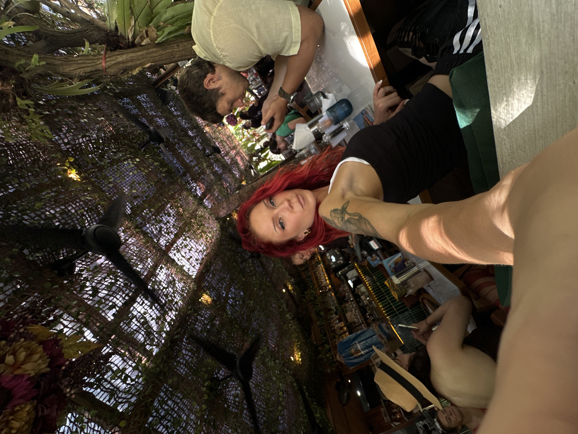 Casual cafe hangout at a tropical outdoor spot in Mengwi