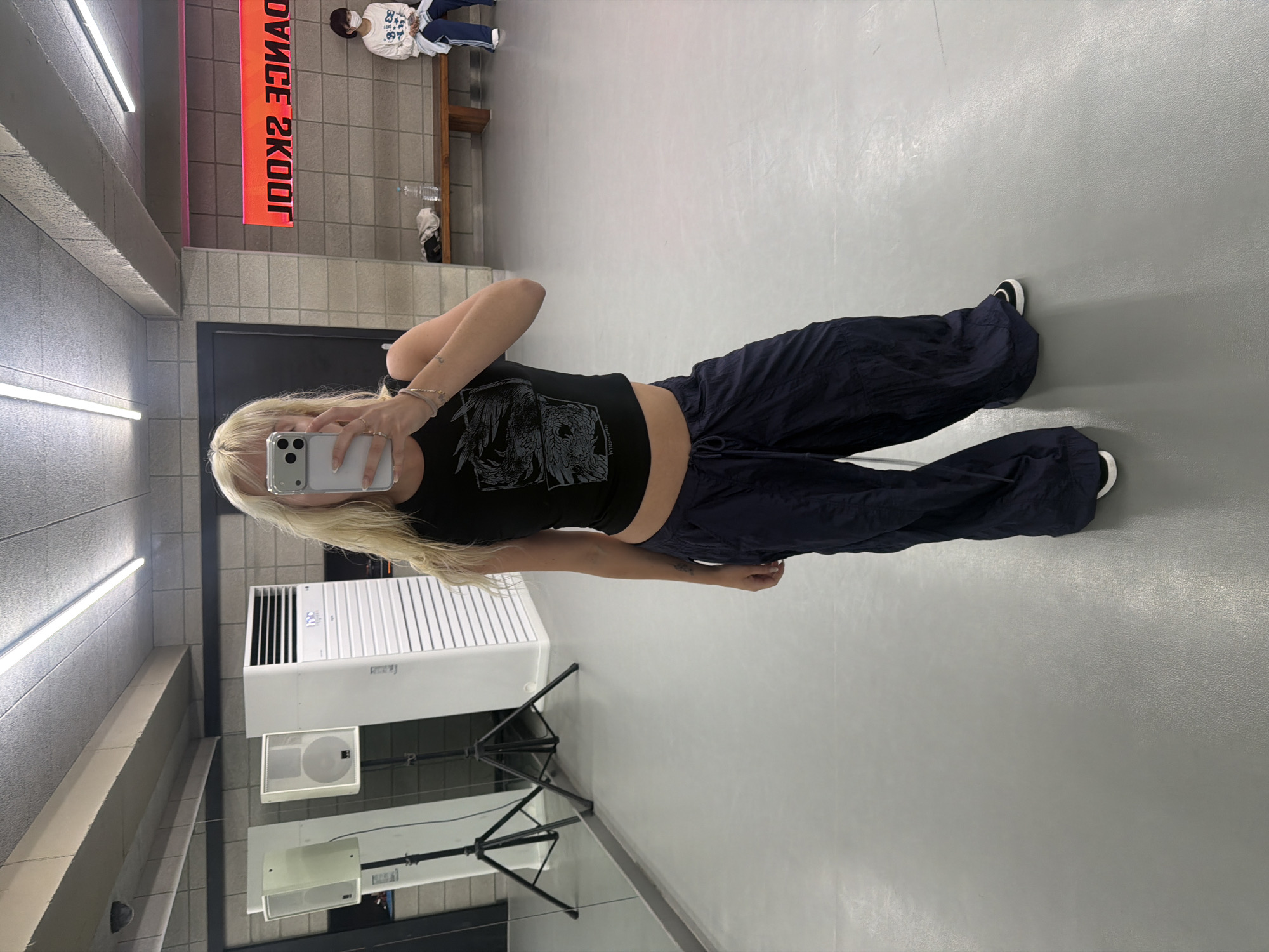 Dance practice session captured at Seoul studio Monday morning