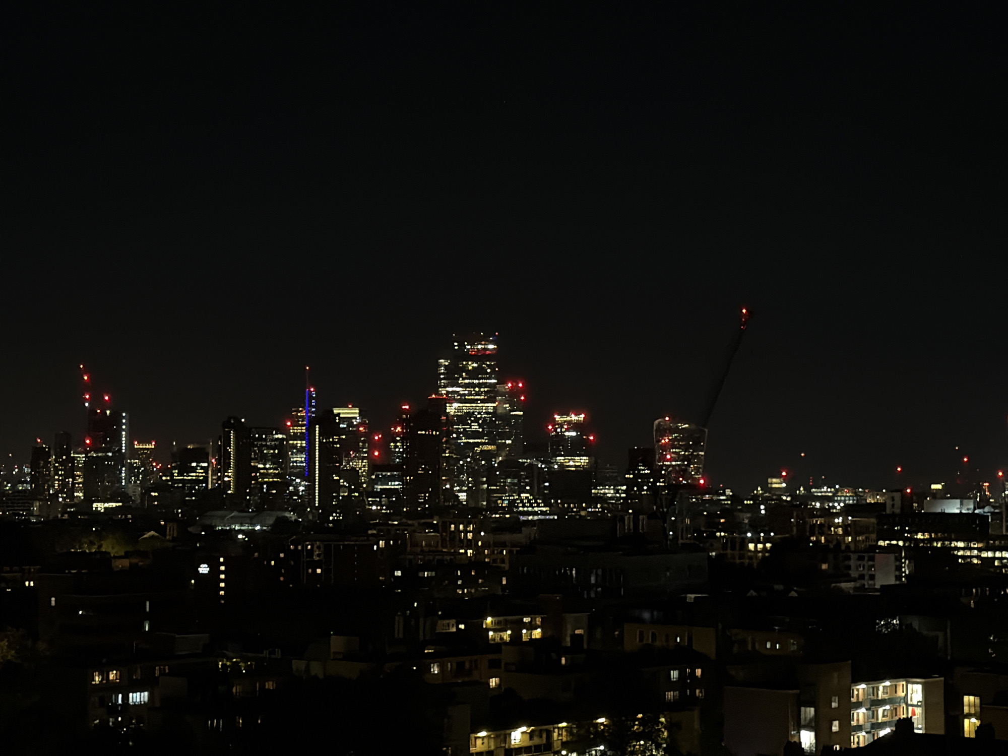 Rooftop Photography Session Captures London Skyline at Night