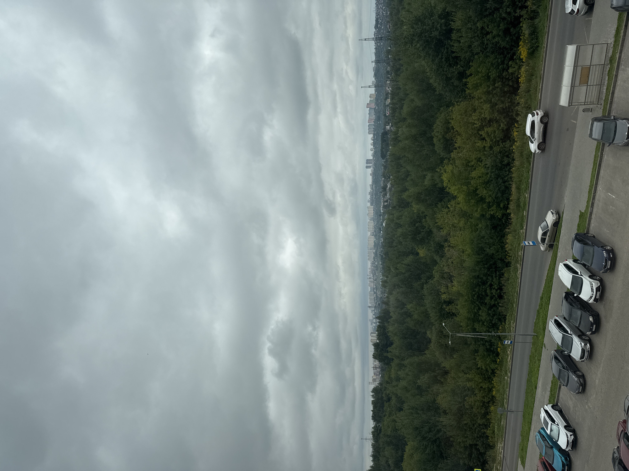 Summer morning in Ankudinovka: streets, greenery, and apartment skyline