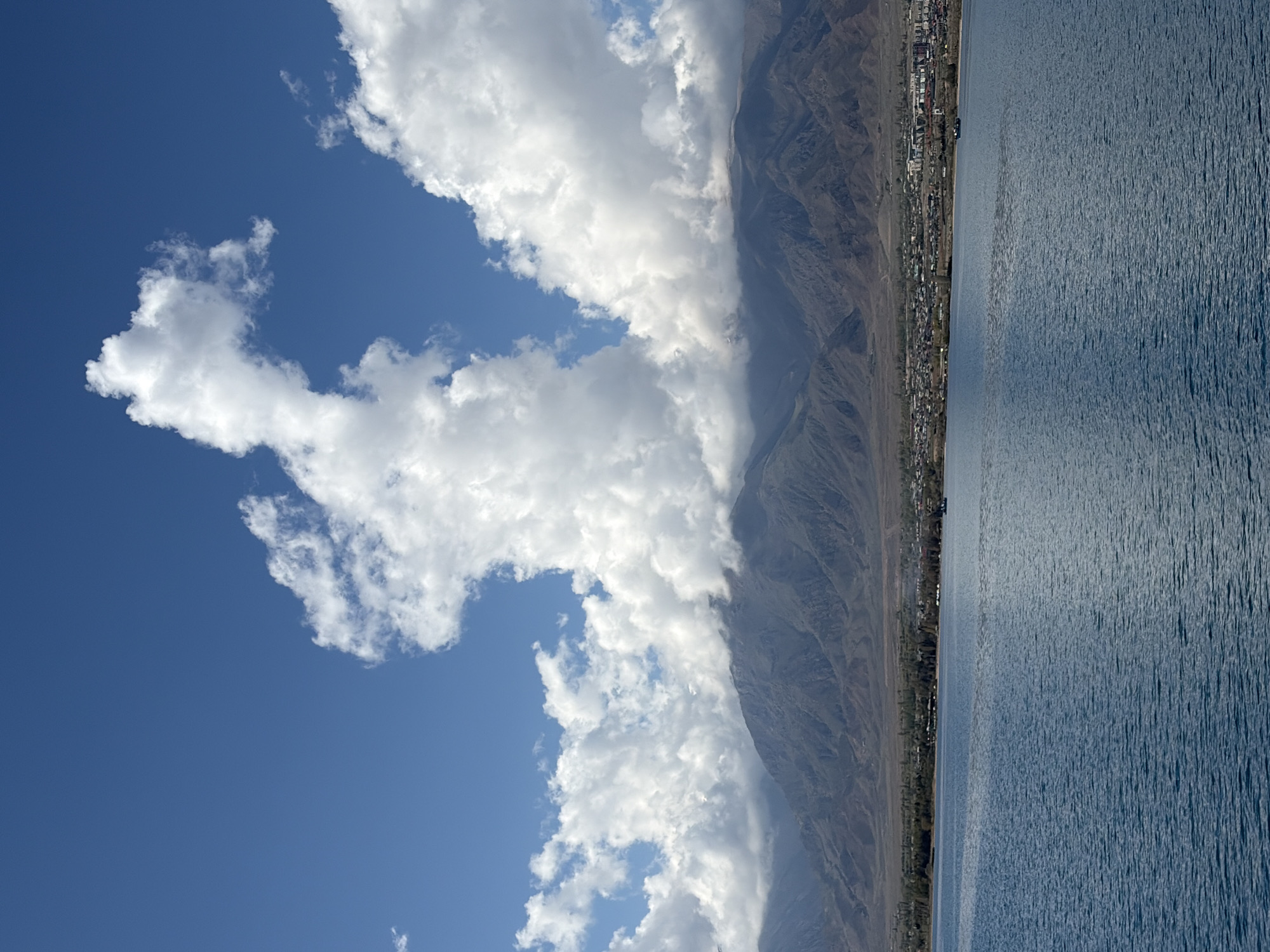 Lake panorama captured in Cholpon Ata, Kyrgyzstan