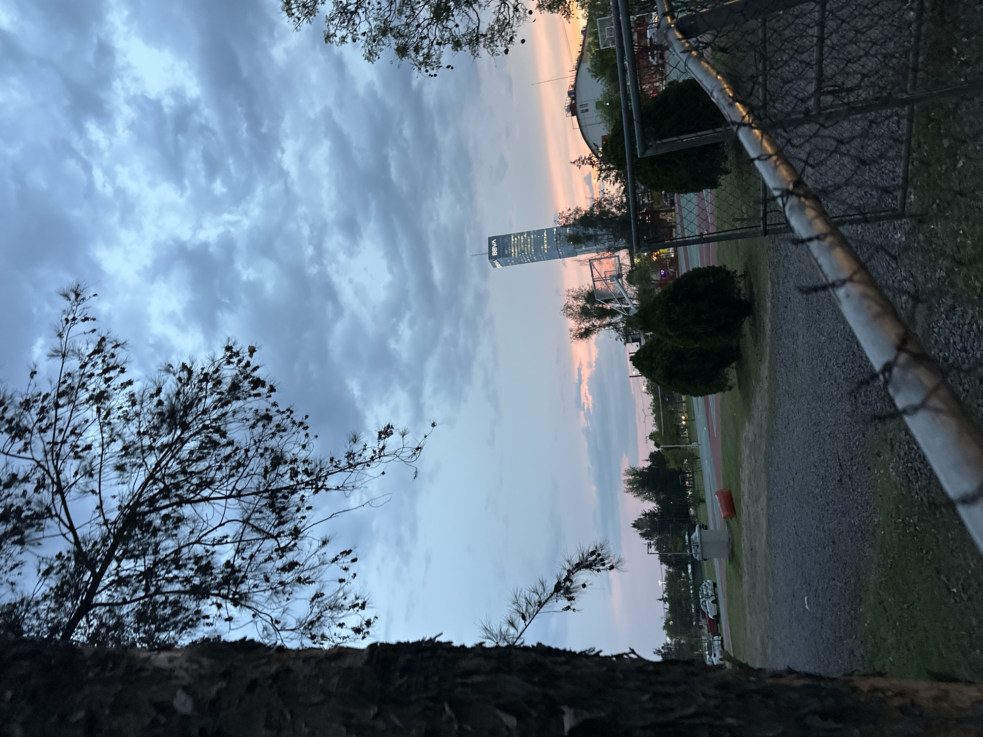 Dusk sky documented in San Bernardino Tlaxcalancingo, Mexico