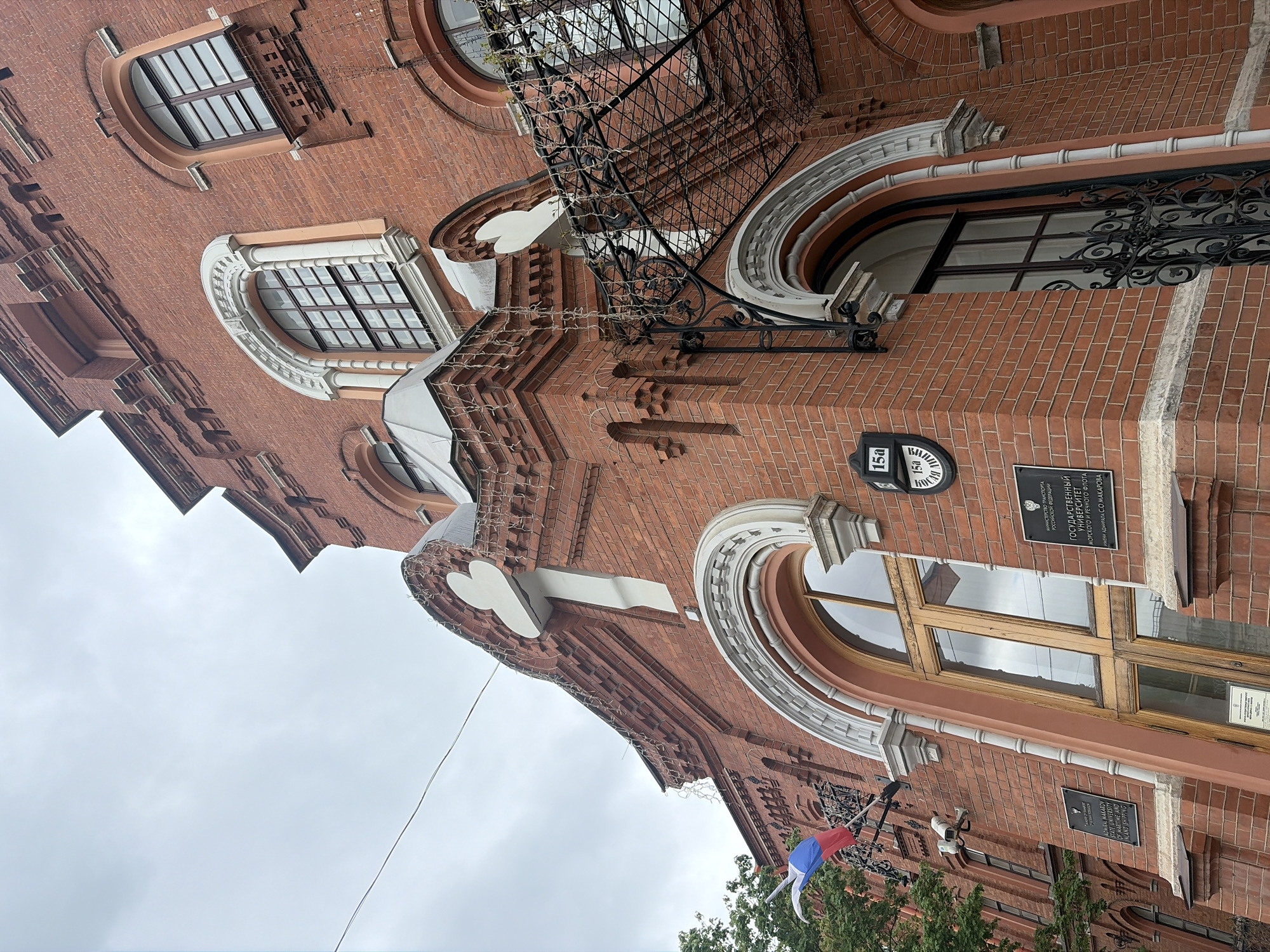 Maritime university building documented in Saint Petersburg