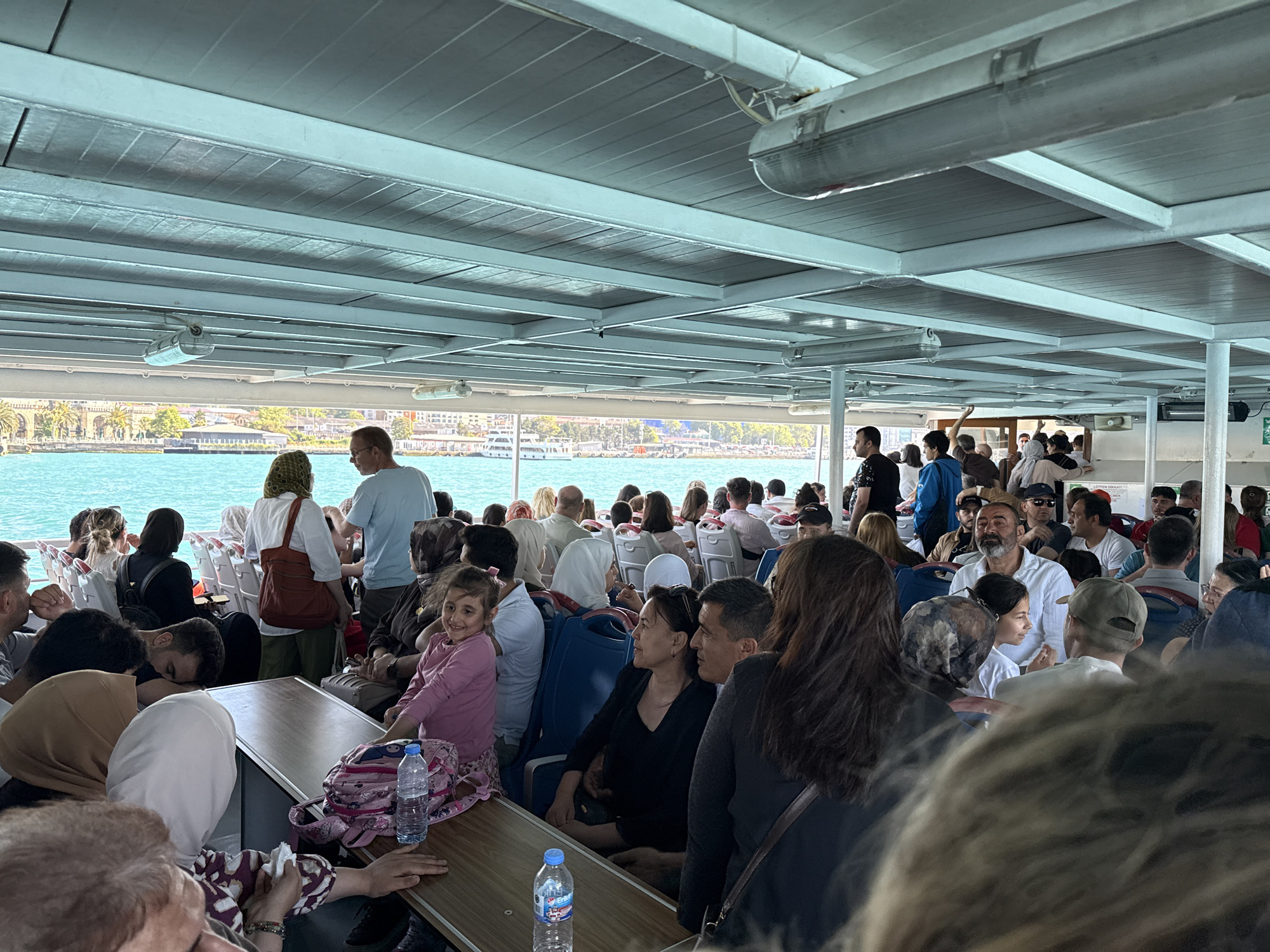 Busy ferry day documented across Istanbul's Beyoğlu waterfront