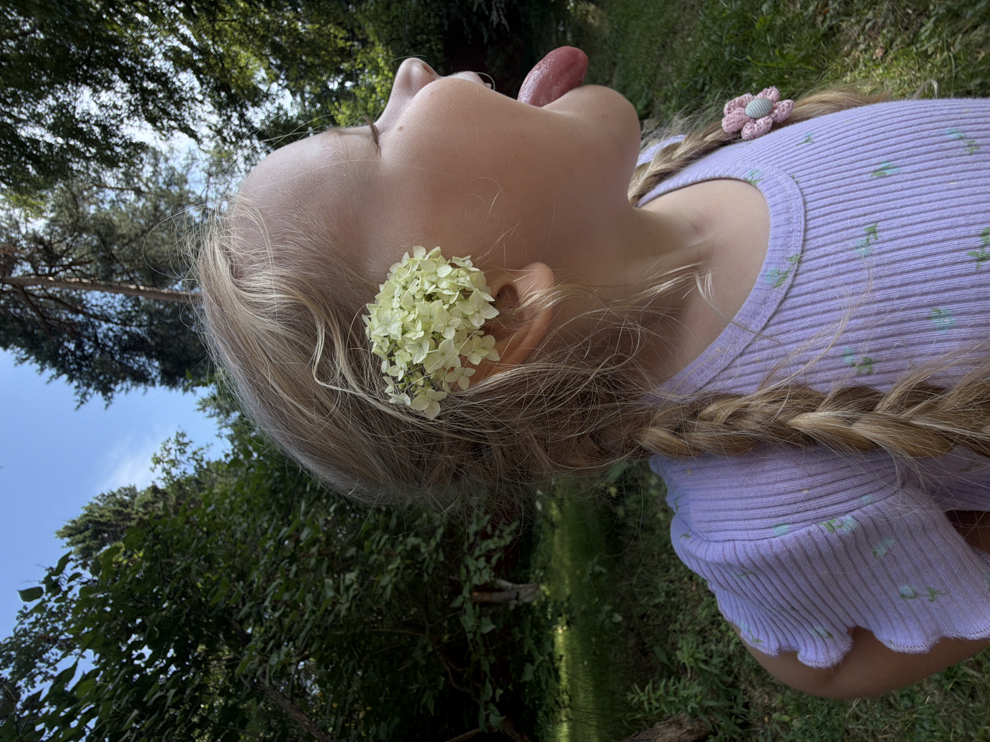 Lazy summer afternoon in a Russian garden, flowers and all.