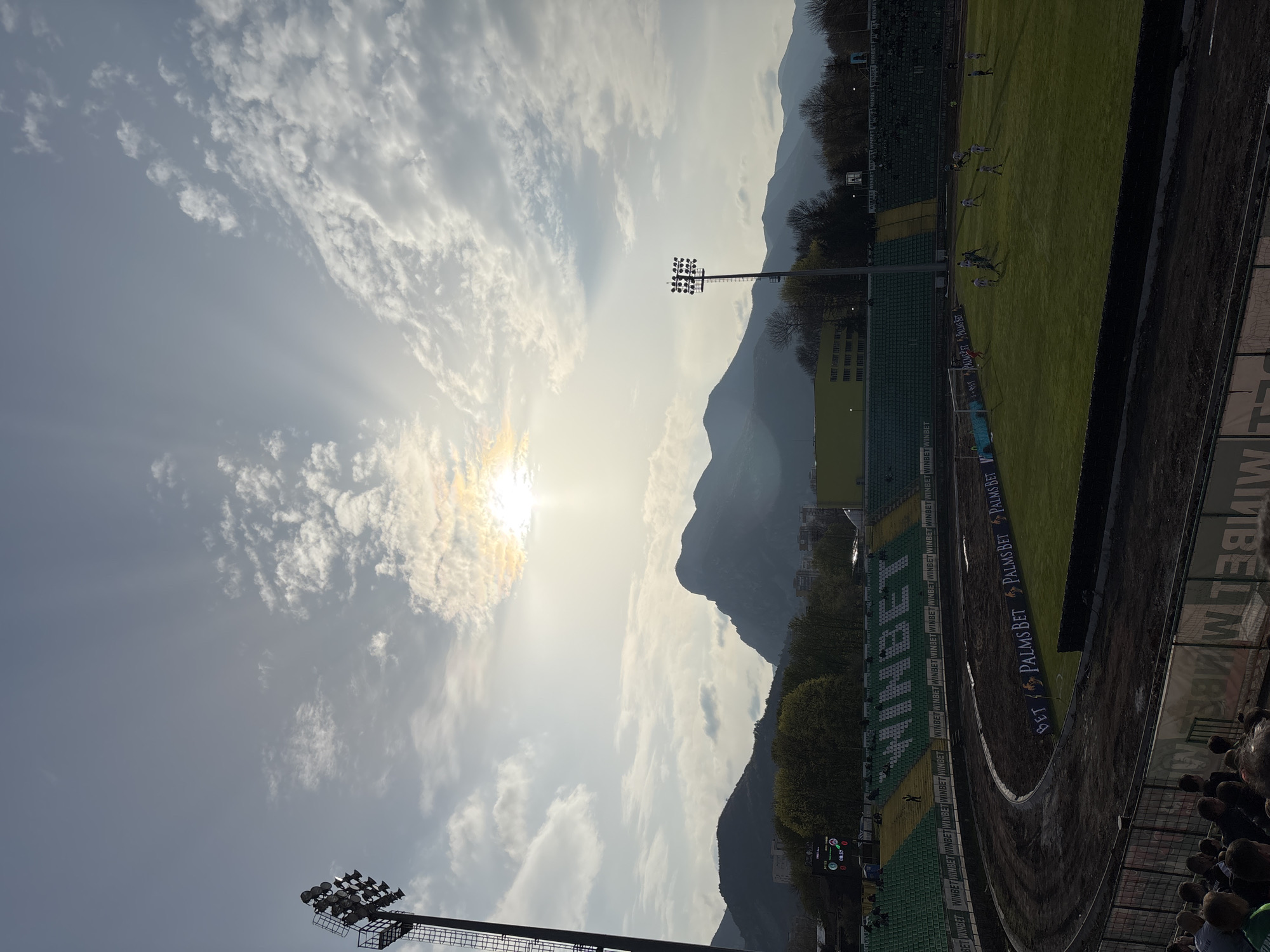 Daytime activity recorded at Vratsa football stadium