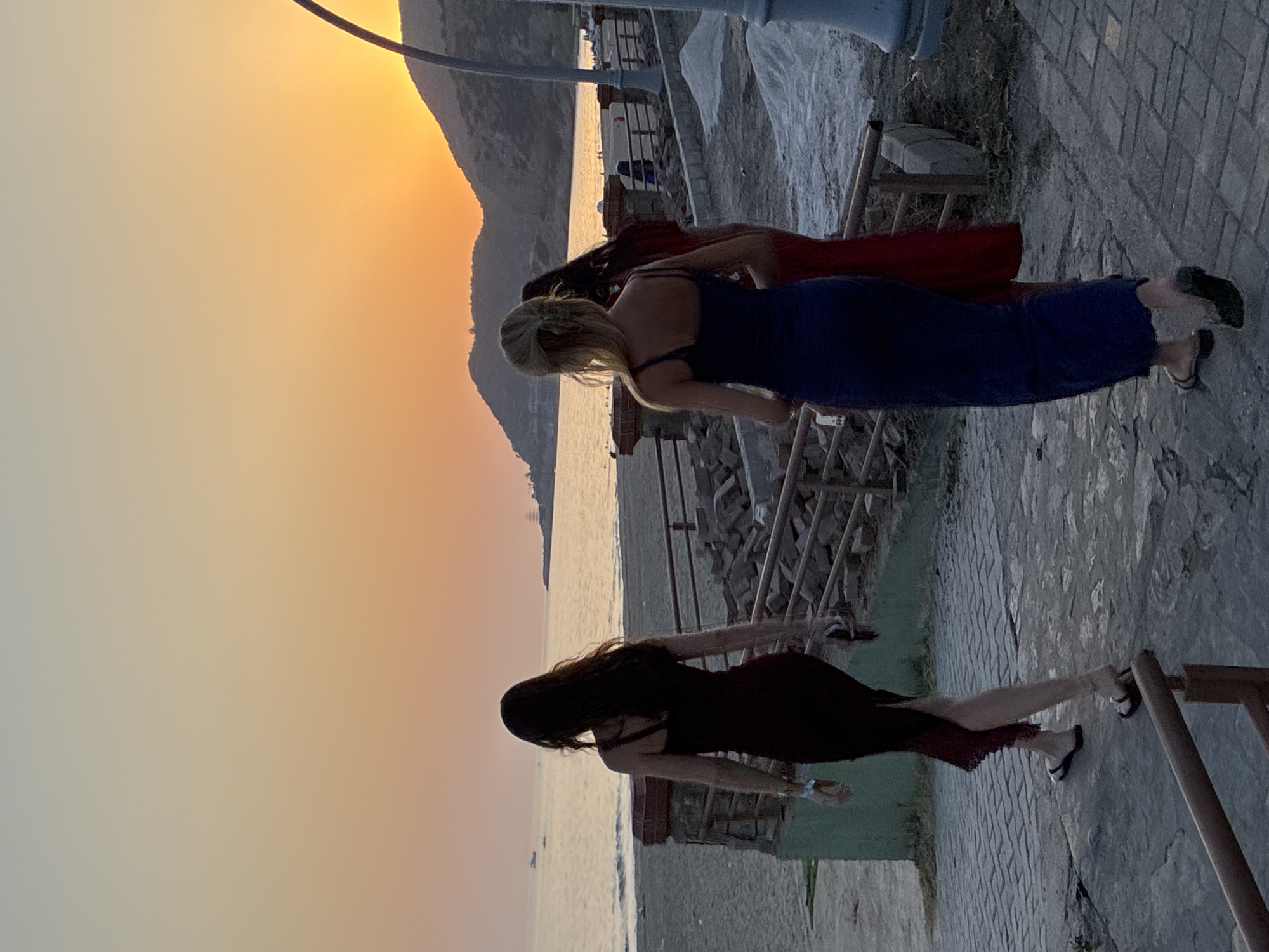 Sunset hour on Cleopatra Beach, Alanya