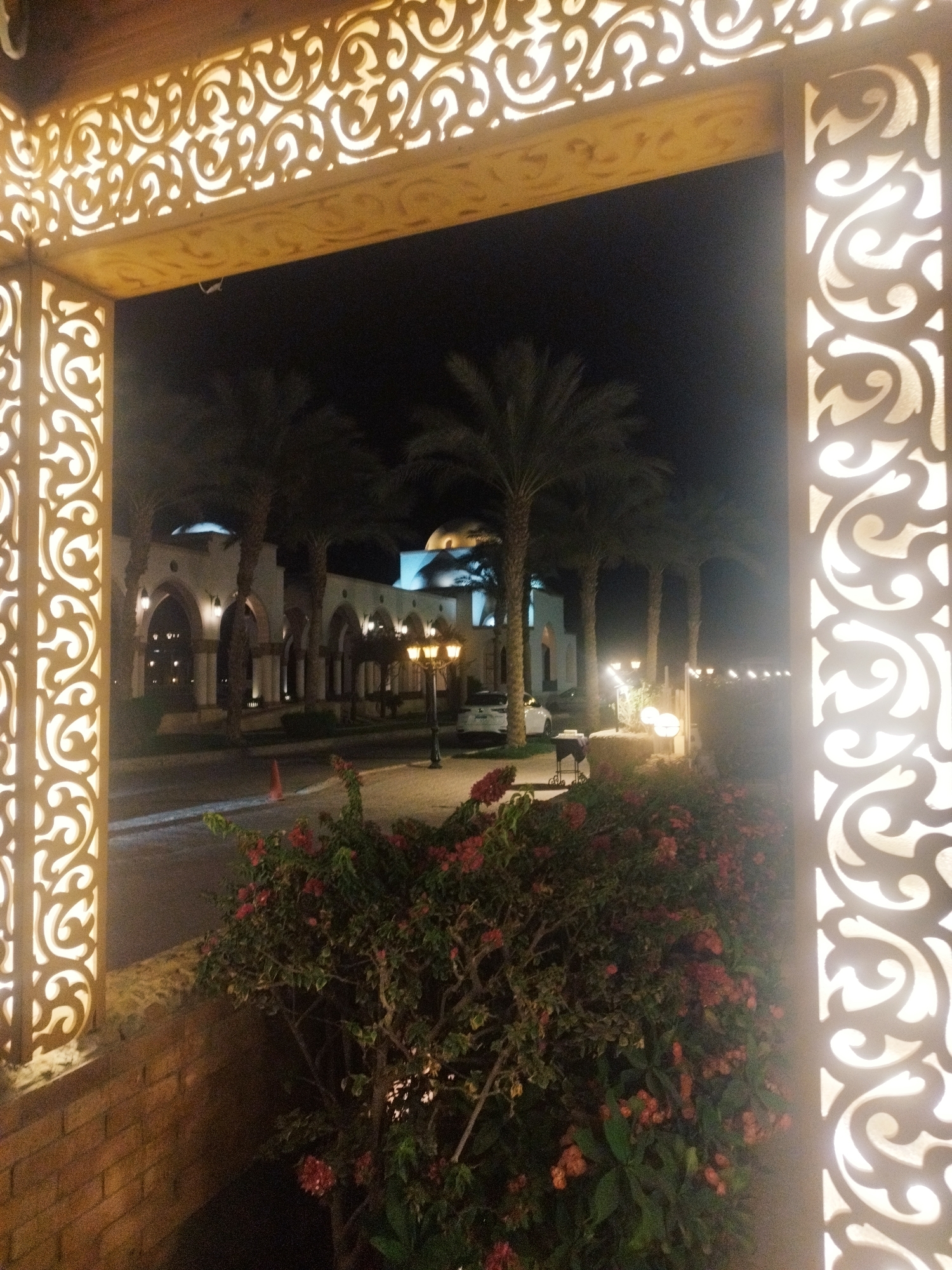 Evening scenes captured at Bay Village resort in Sharm el-Sheikh