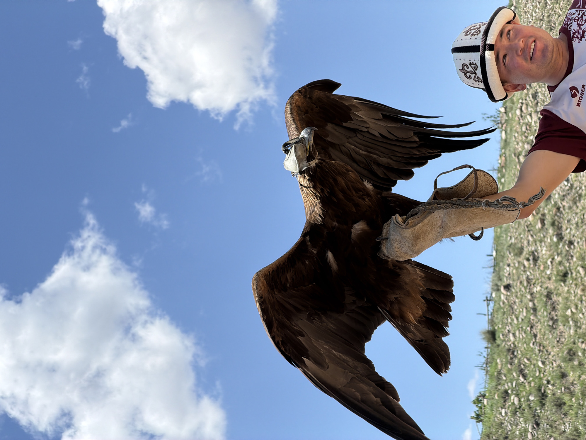 Eagle hunters and riders gather for traditional Kyrgyz cultural event