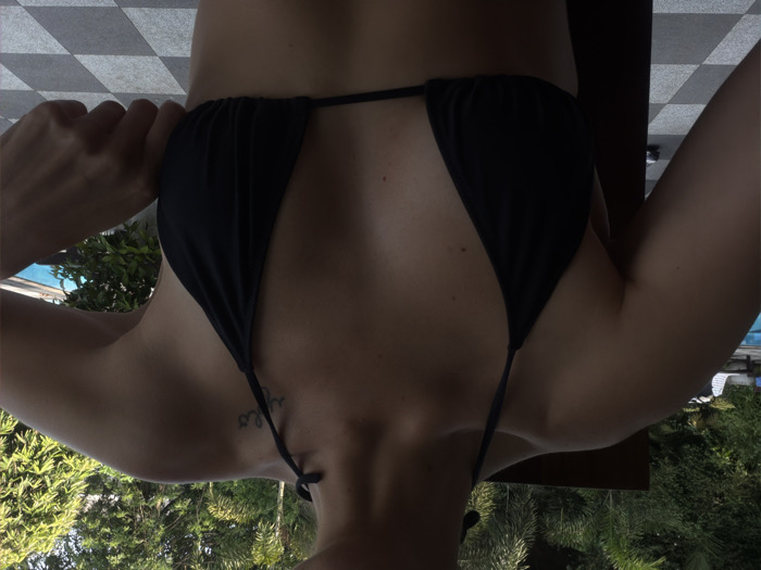 Morning pool activity recorded in Unawatuna, Sri Lanka
