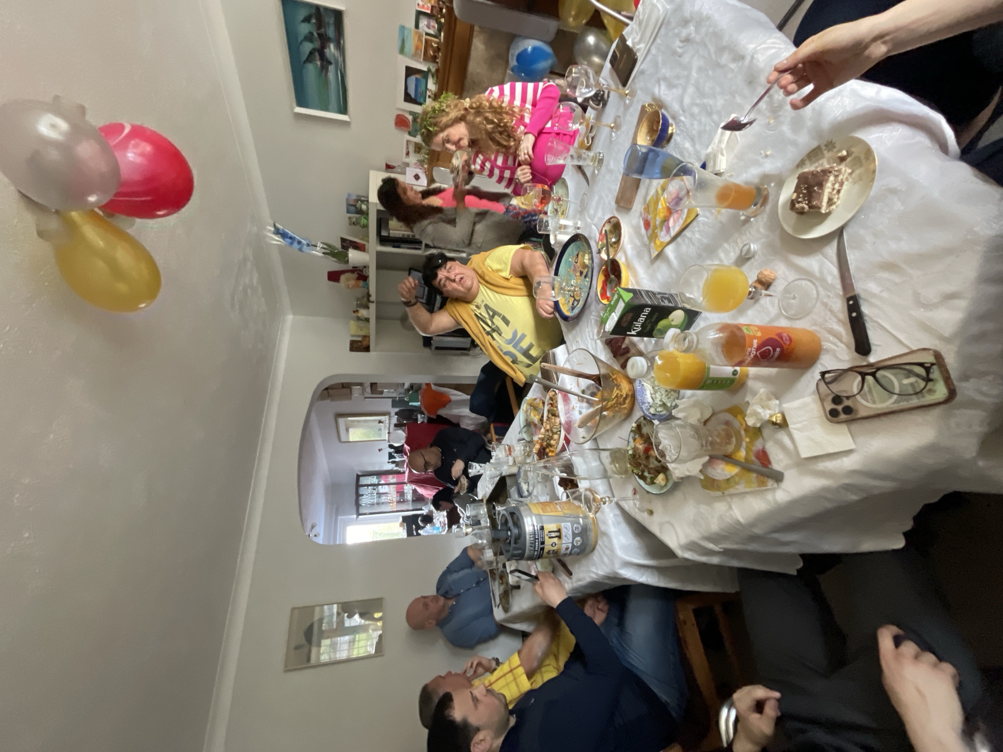 Residential celebration with cake documented in Maidstone