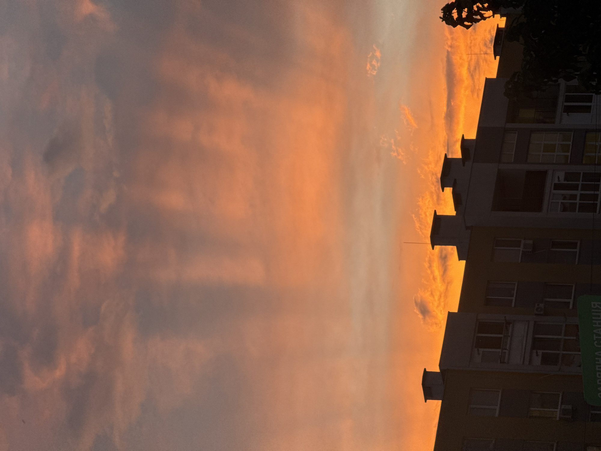 Sunset across Avanhard's residential streets, captured in minutes