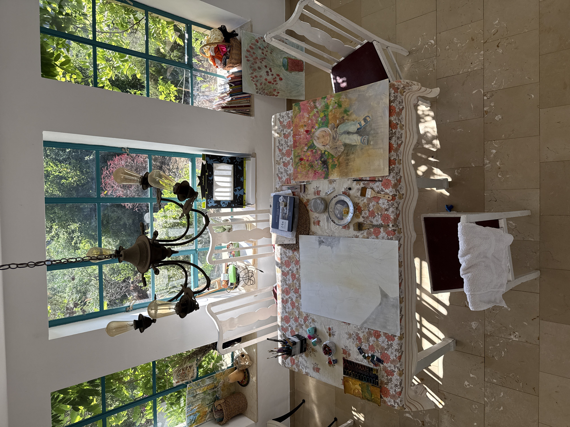 Art studio documented in Kfar Vradim, Israel