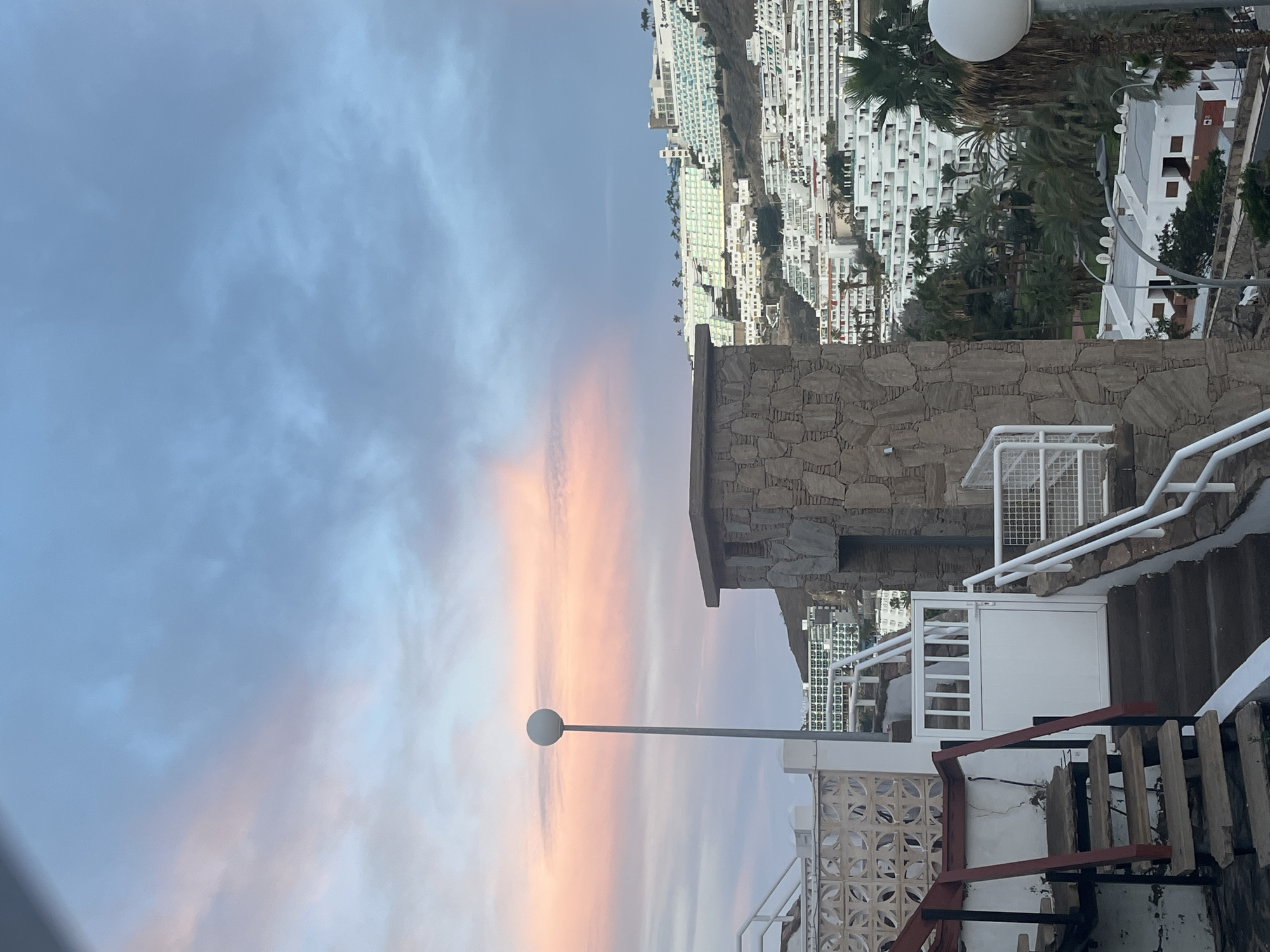 Dawn Views Captured of Hillside Resort Development in Mogán