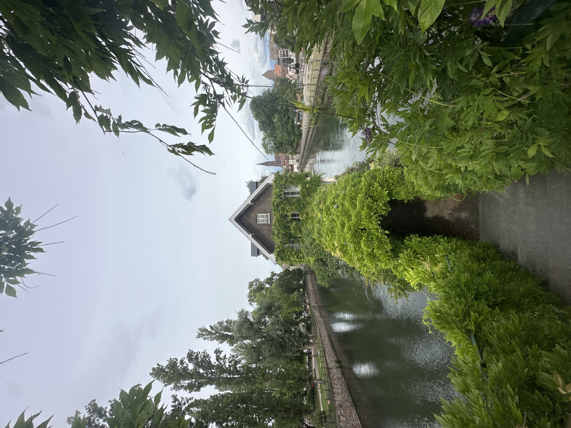 Tourist boats navigate Strasbourg's historic canals during afternoon sightseeing