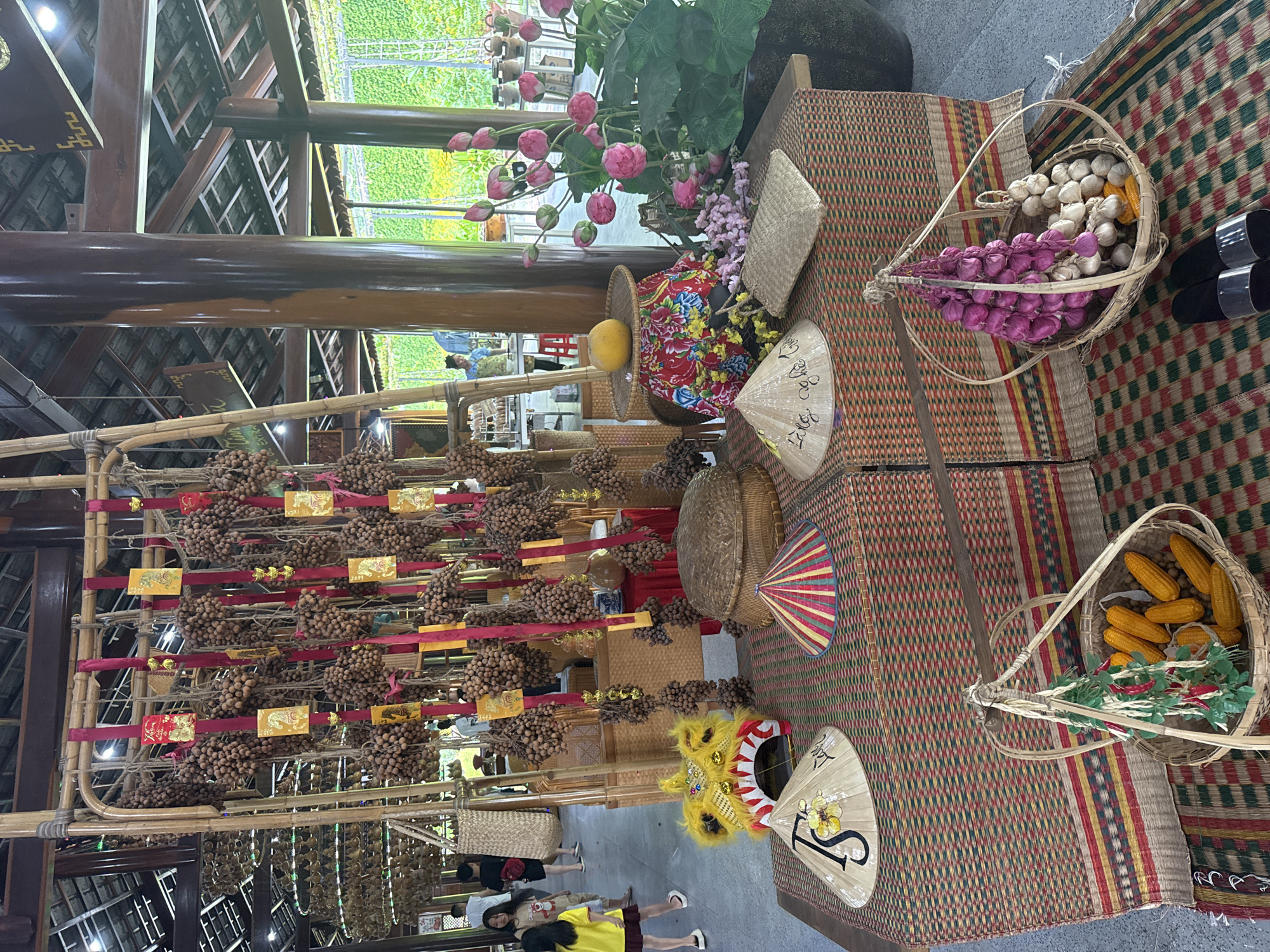 Nha Trang craft complex: rattan art, local goods, and food stalls
