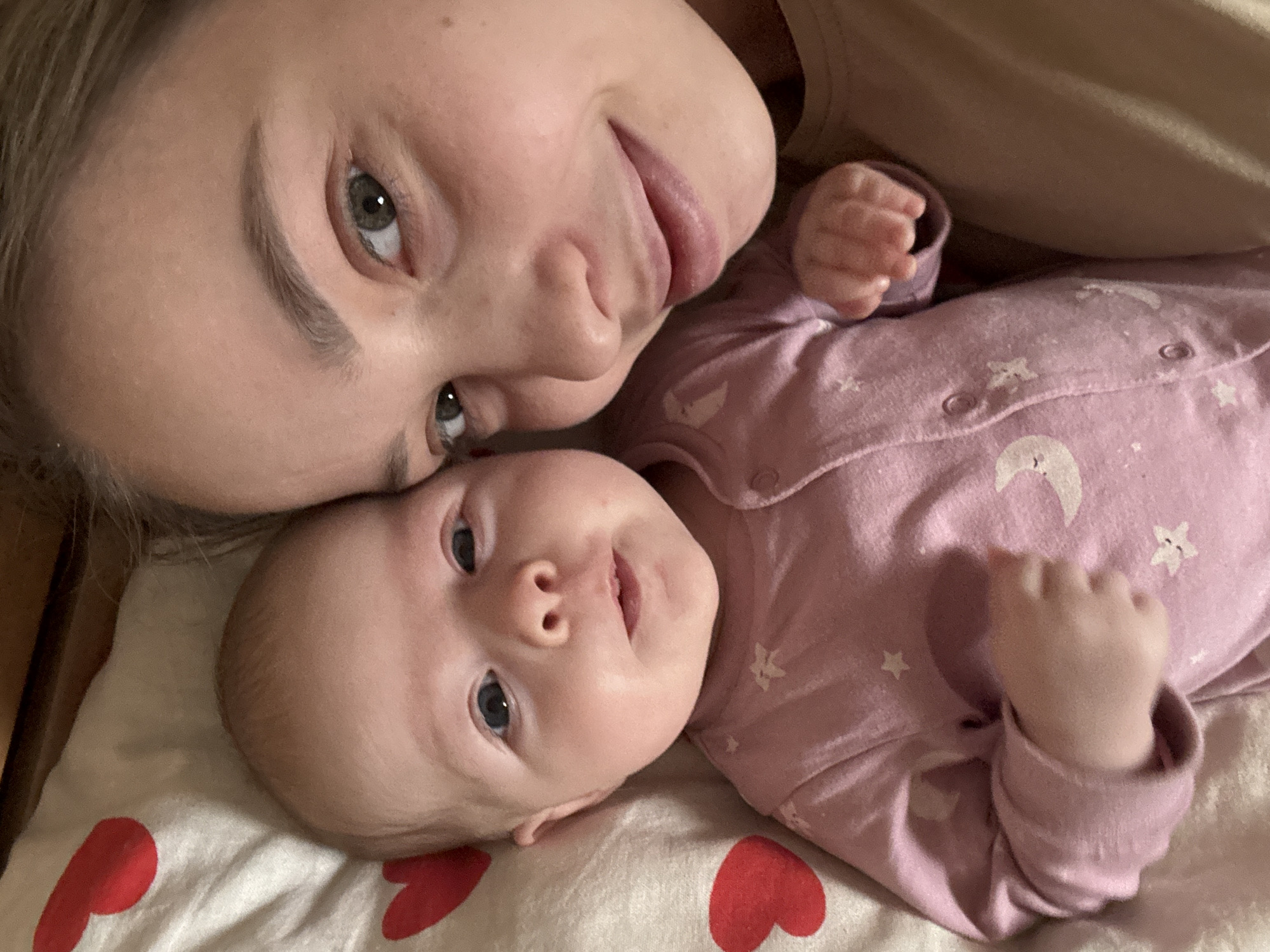 Mother and baby share tender moments in Russian home