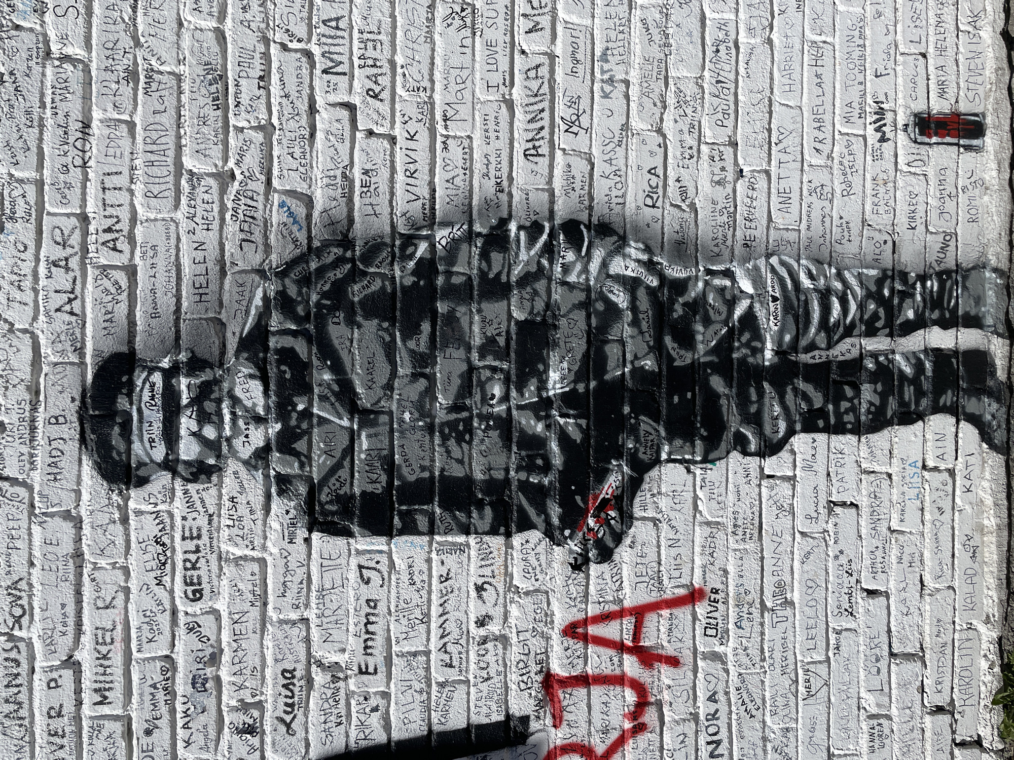 Street art and public spaces documented in Tallinn