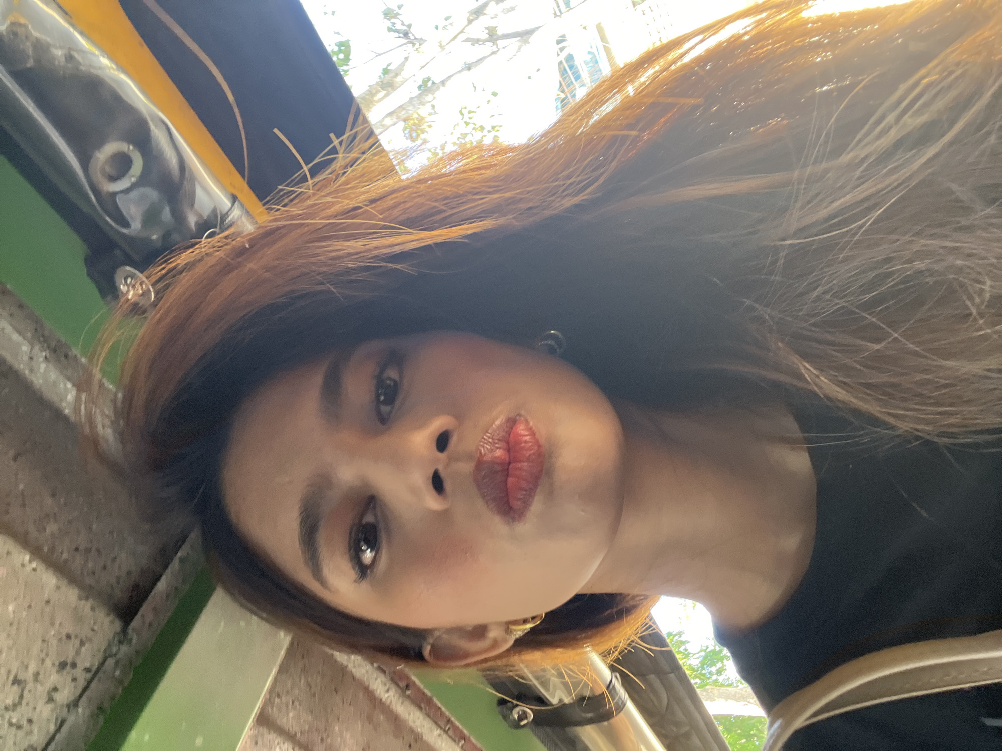 Sunny afternoon selfie session on the streets of Davao City