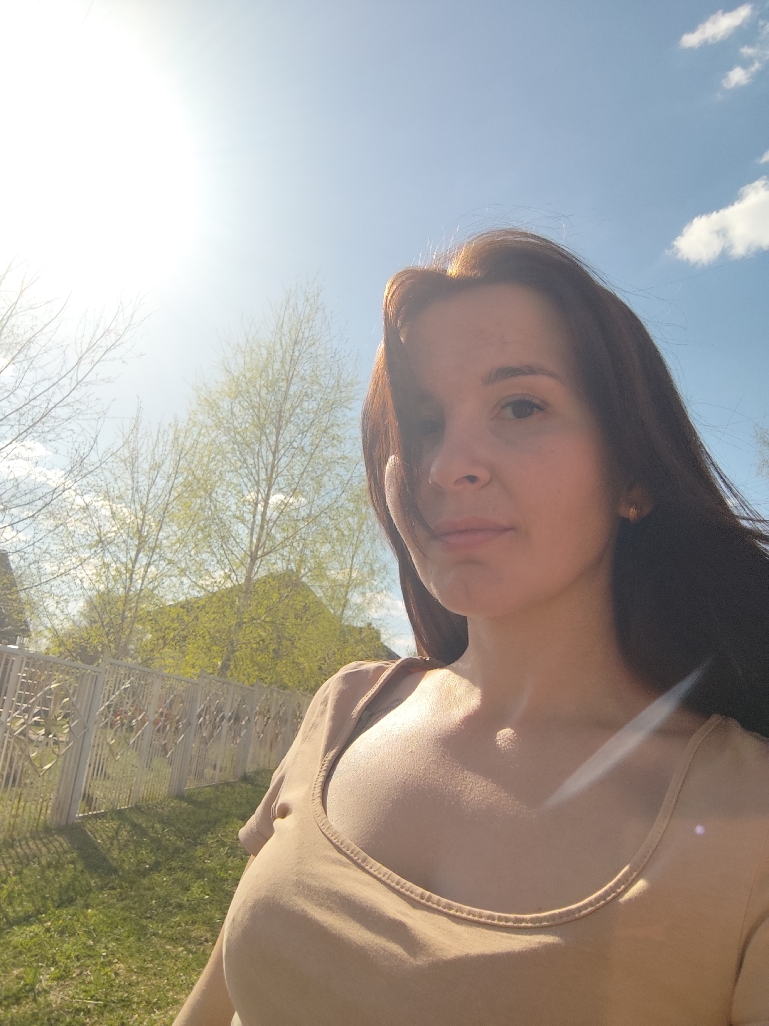 Woman documents casual day with selfies in Фоки, Russia