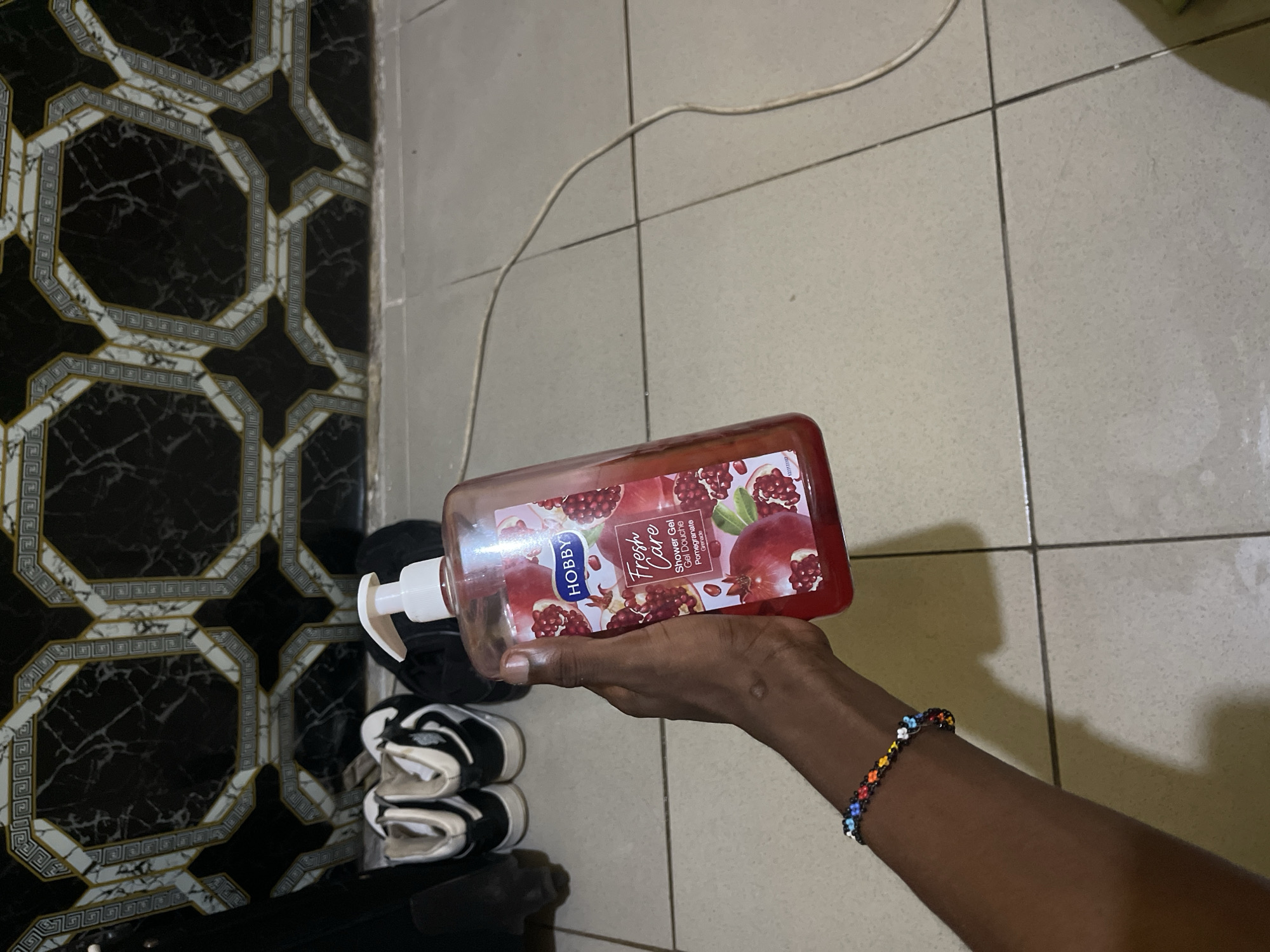 Personal items photographed indoors in Dar es-Salaam evening session