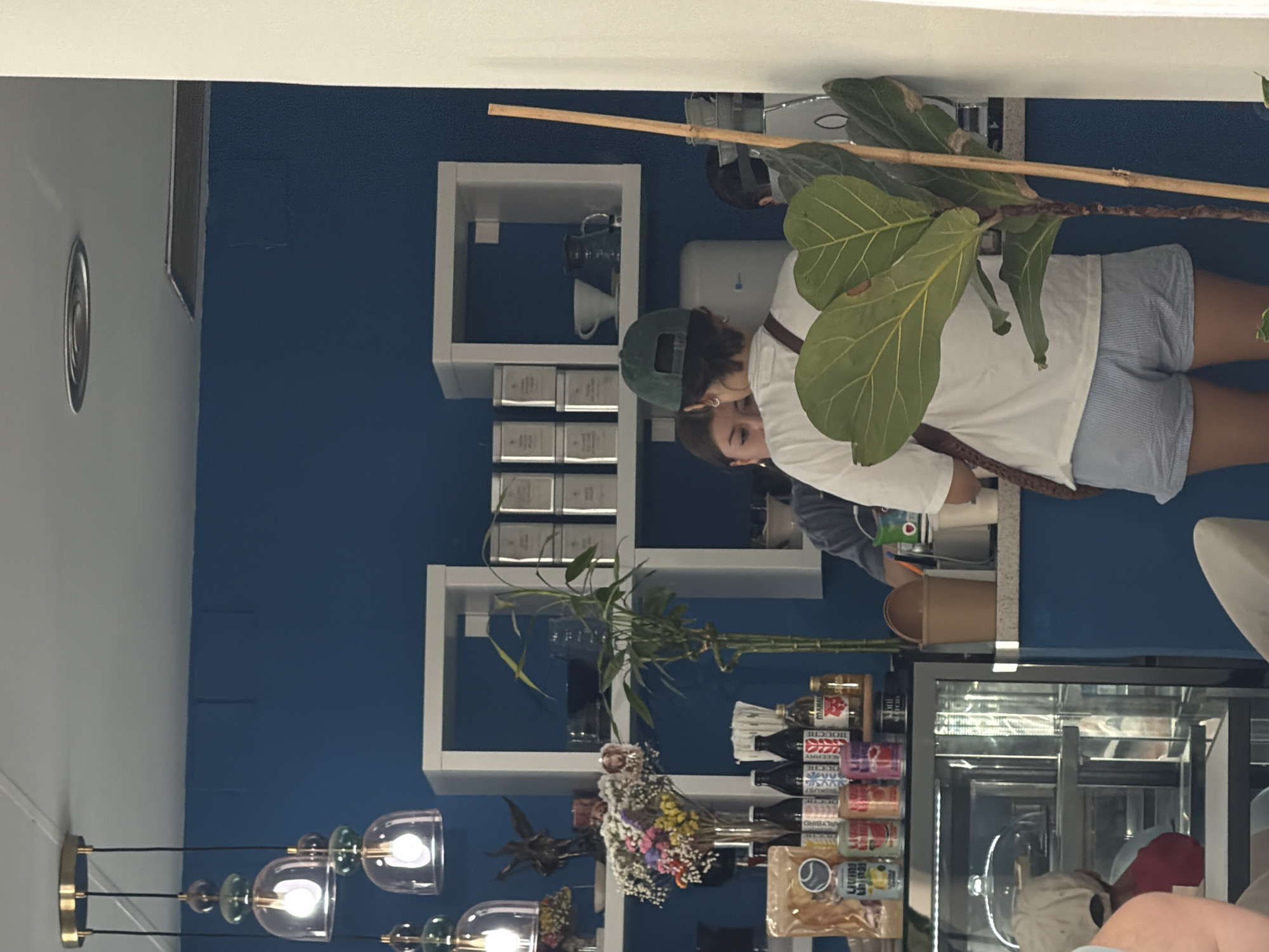 Cafe morning with drinks, selfies, and easy outdoor time