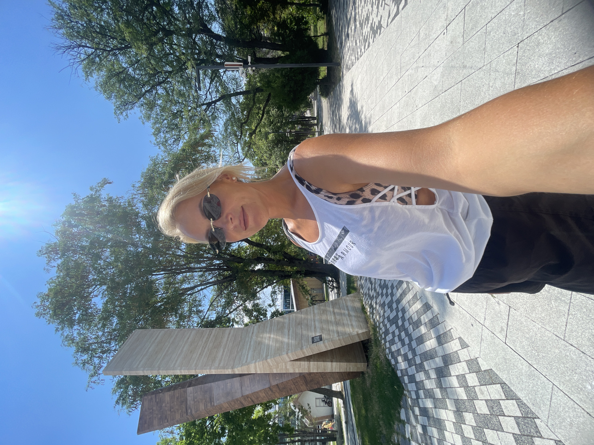 Sunny morning at a Novorossiysk park, relaxing and exploring.