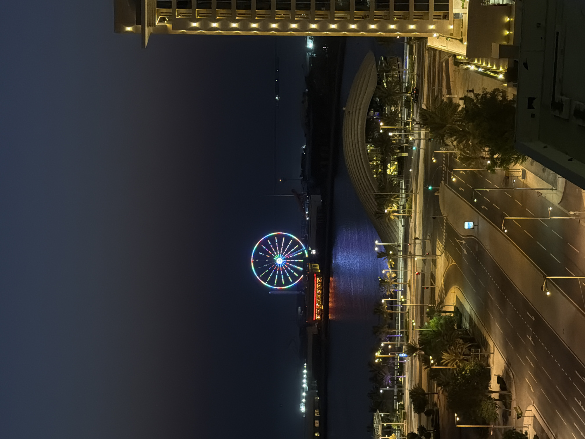 Lusail Marina at golden hour and into the night