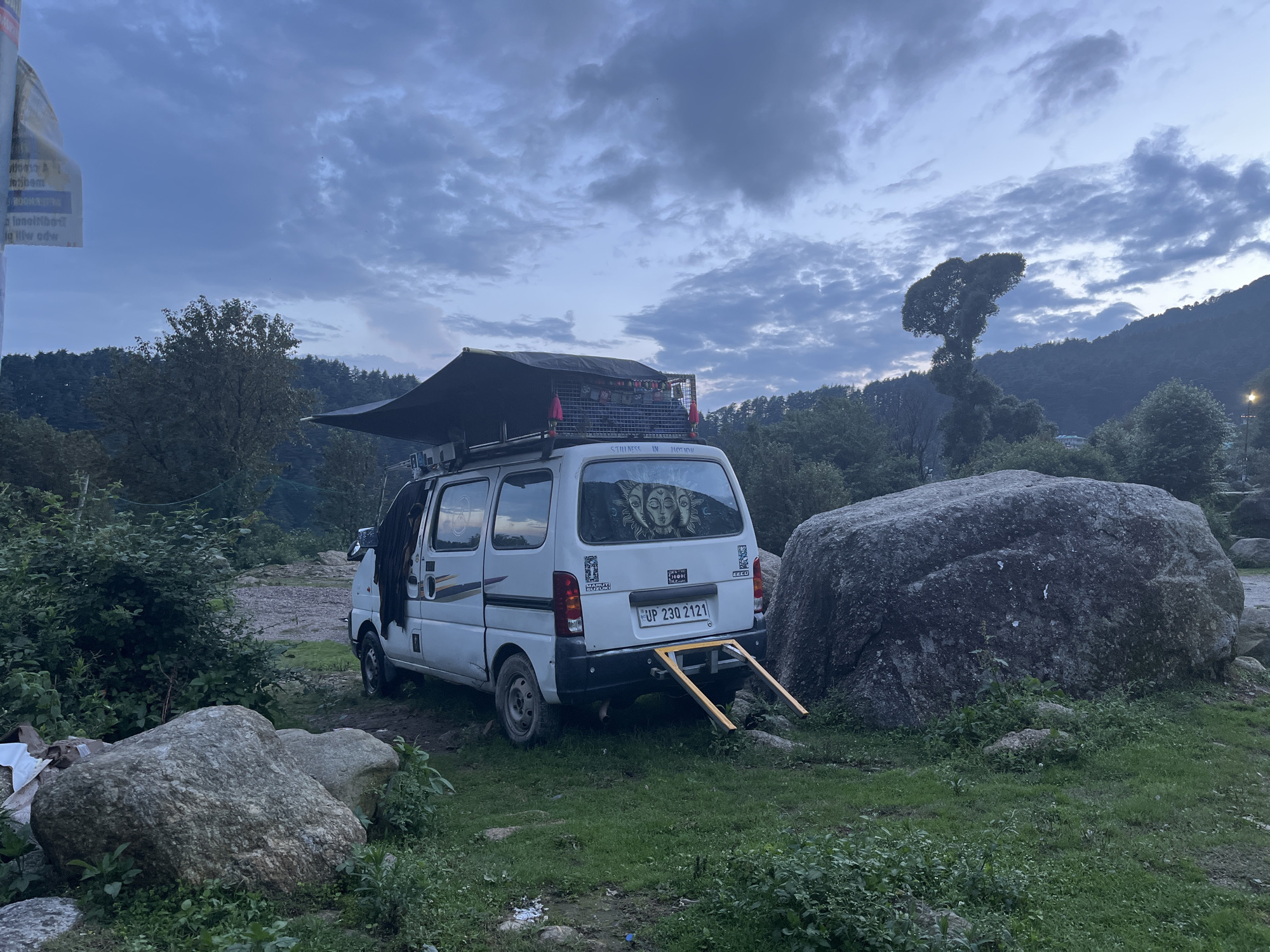 Afternoon roaming through a rainy Himalayan hill town