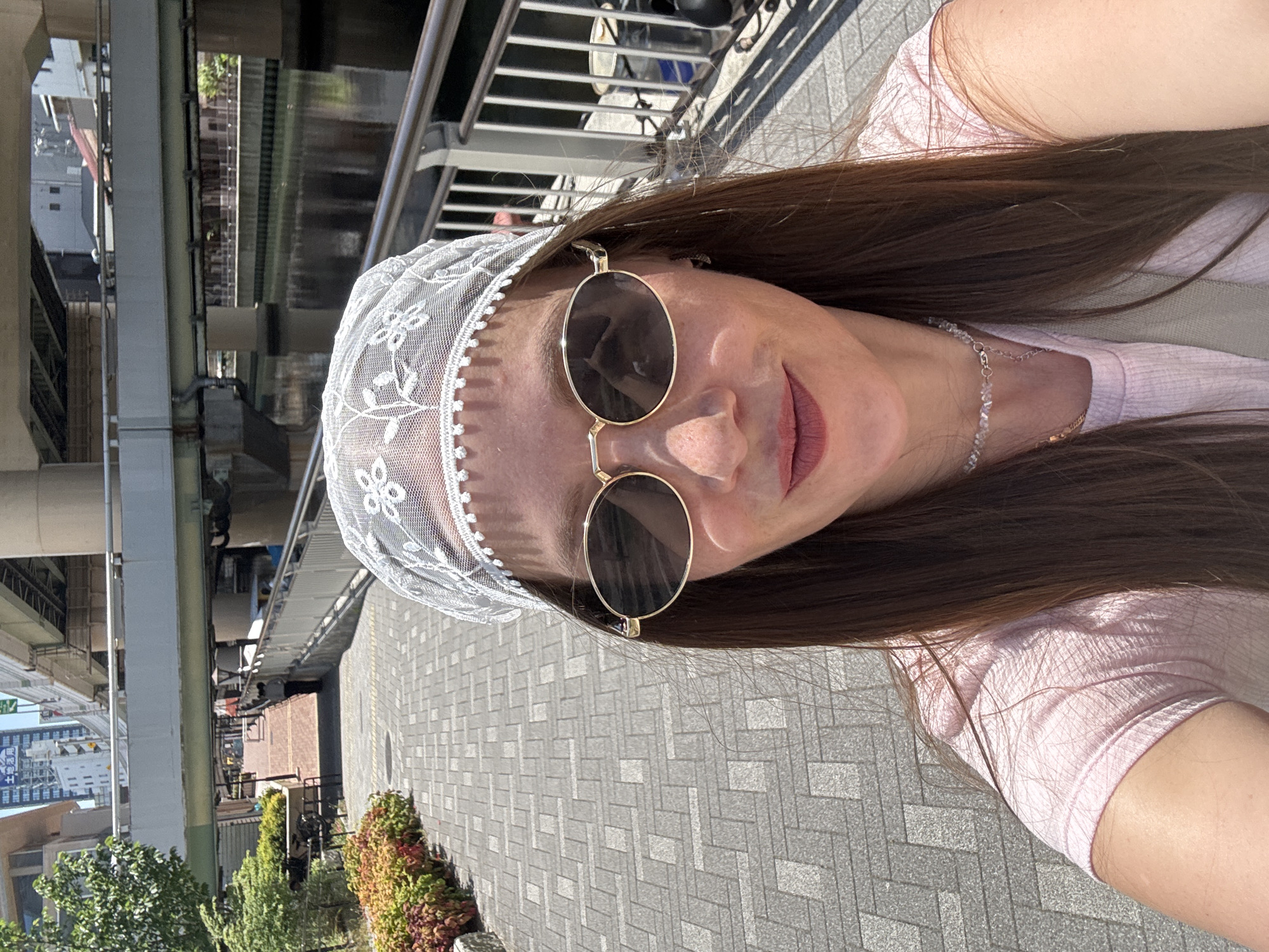 Woman spotted near Umeda Sky Building in early morning Osaka