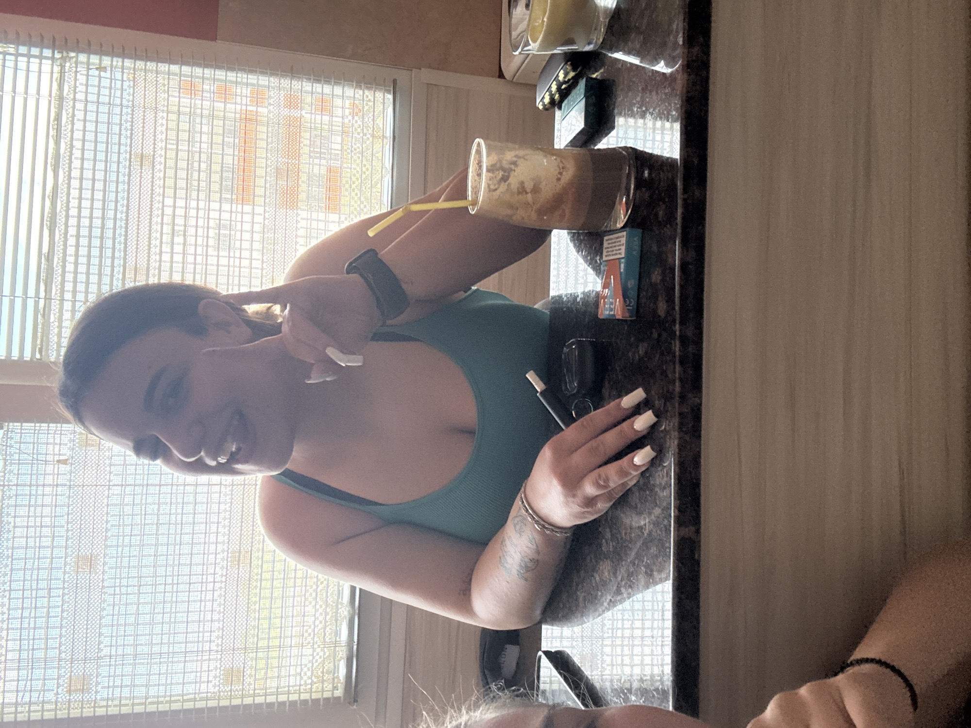 Women gather for casual afternoon socializing in Kyustendil home