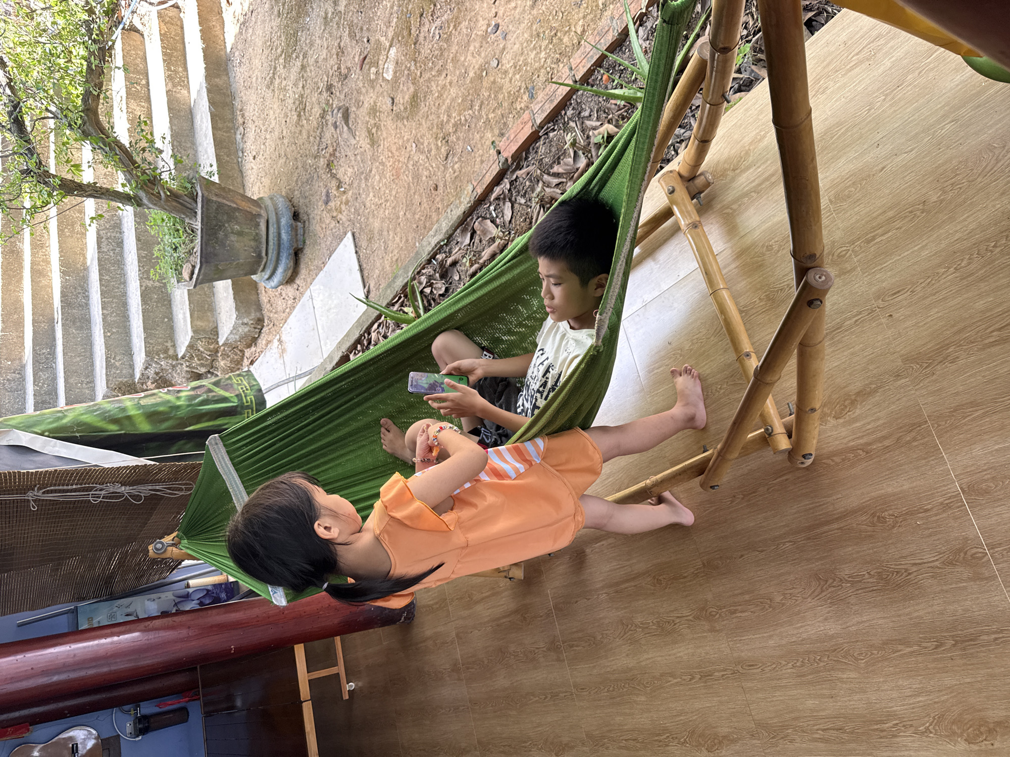 Children play and relax at home in Nha Trang