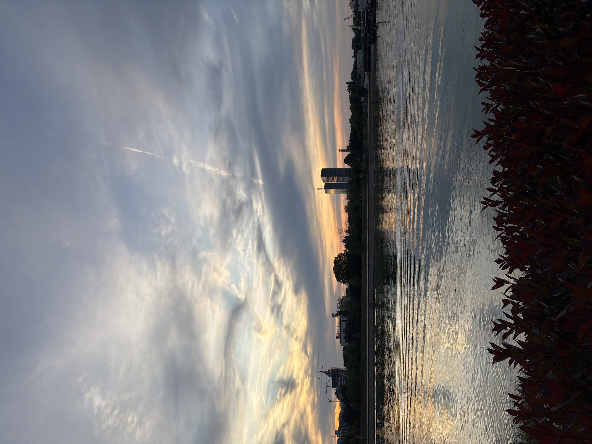 Evening scenes captured at Belgrade Waterfront development district