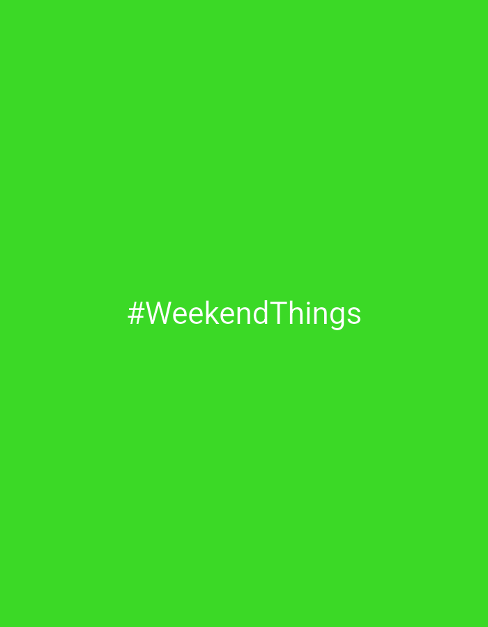 Weekend-themed social media post shared from Chaikovsky, Russia