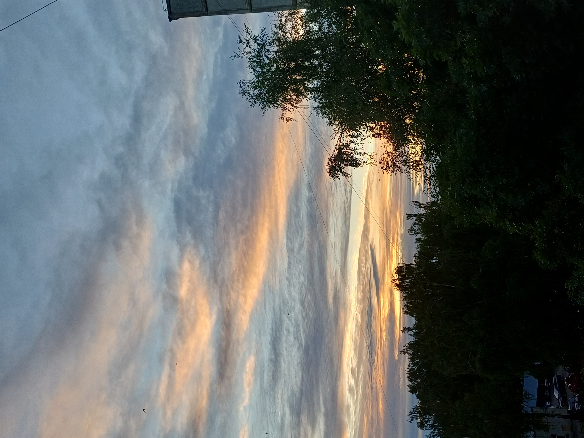 Riga sunset tracked across a golden July evening