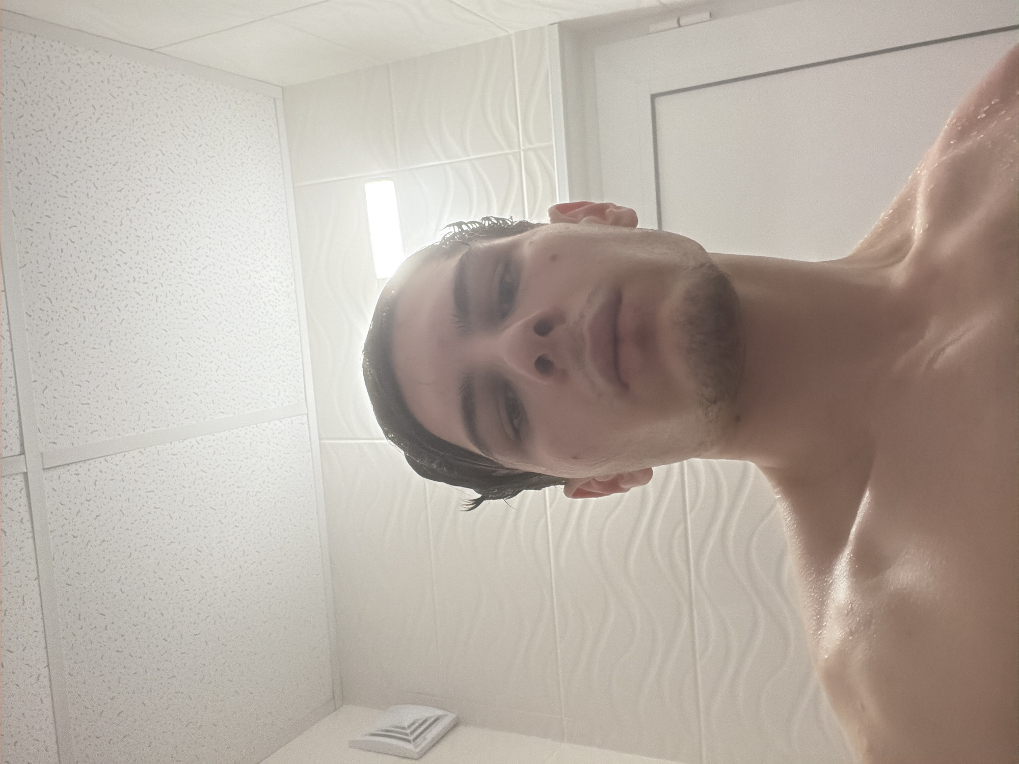 Man photographed in bathroom after shower in Plovdiv