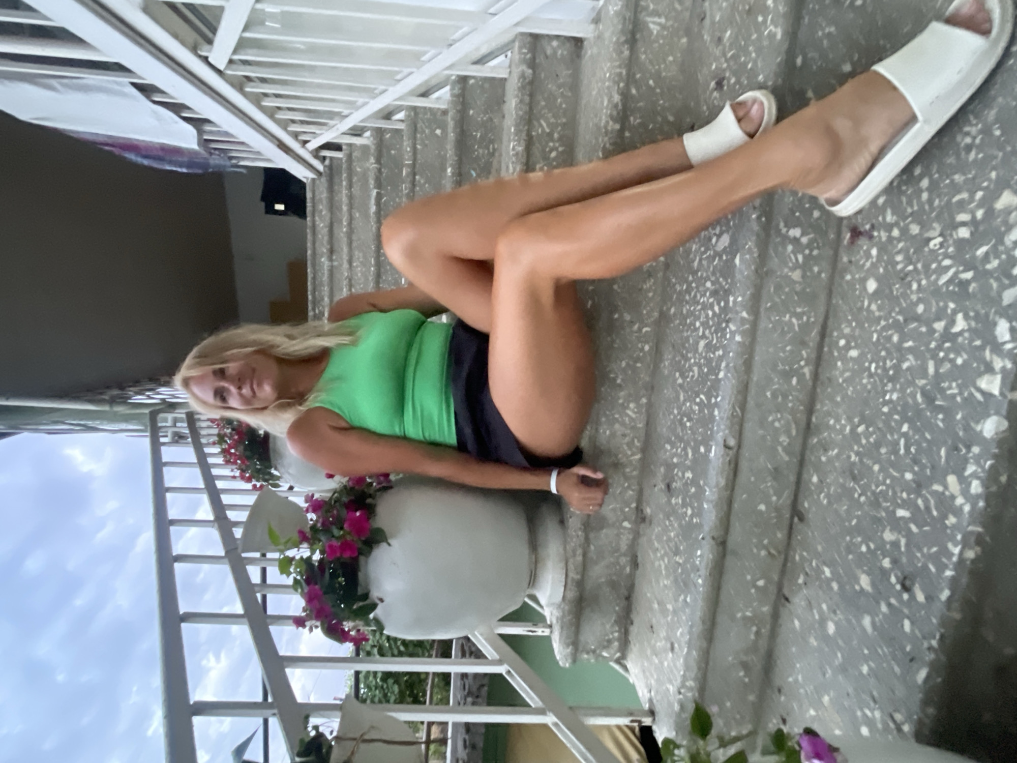 Summer cookout afternoon in a Gagra, Abkhazia courtyard