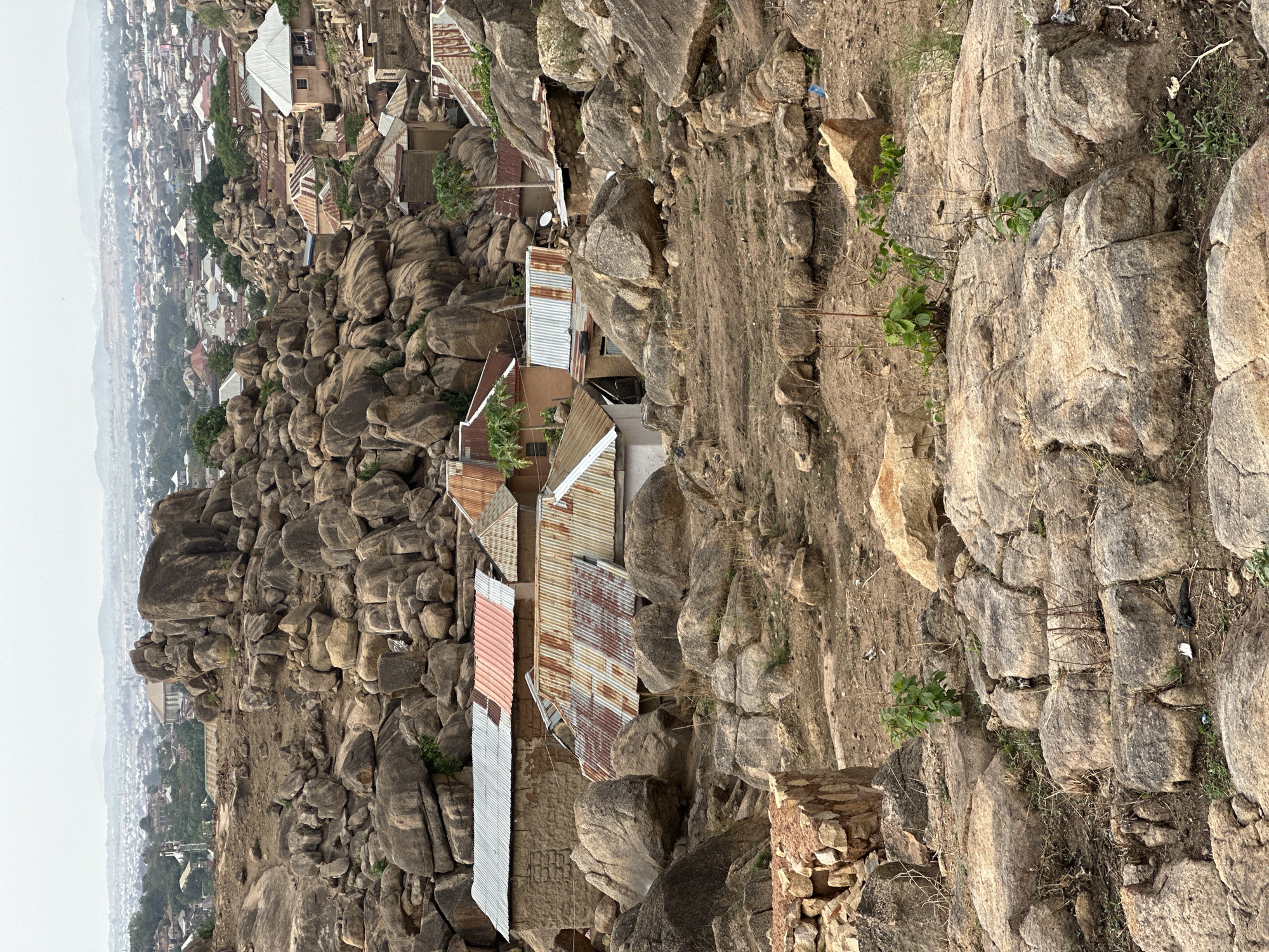 Rocky landscape of Jos, Nigeria documented by observers