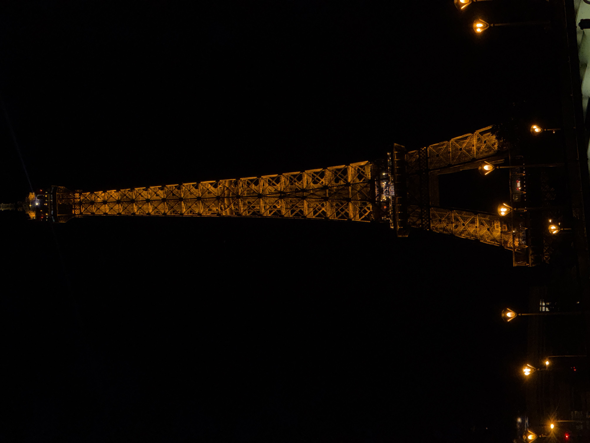 Eiffel Tower's nightly illumination display captured by witnesses