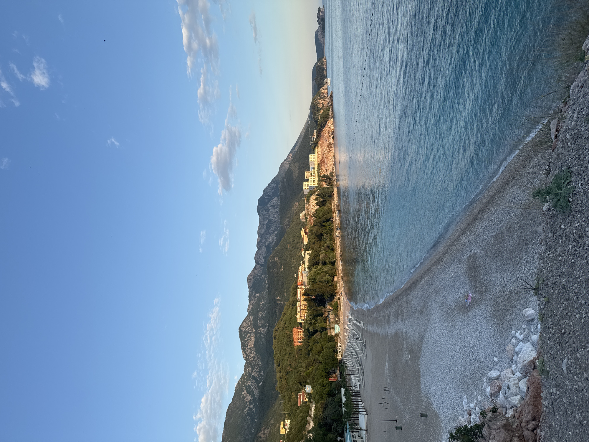 White ship spotted off Montenegro's Kamenovo beach coastline