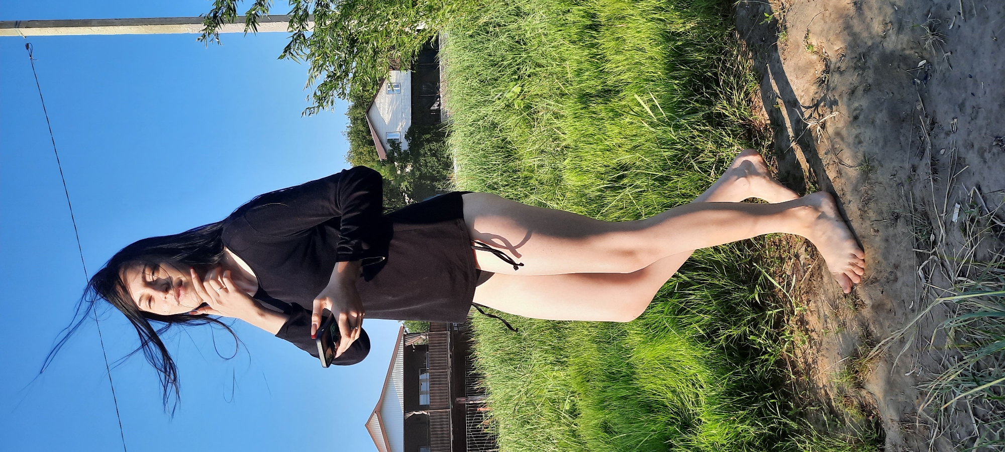 Lazy summer afternoon on the Astrakhan riverbank