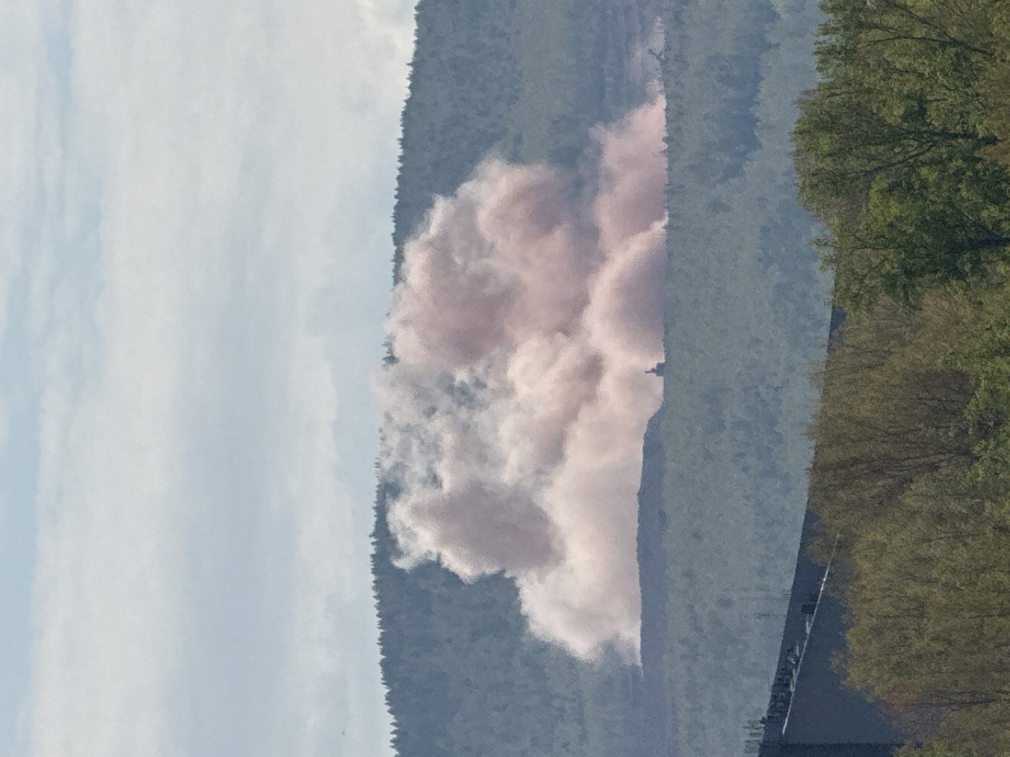 Large smoke cloud observed in valley near Krasnoyarsk