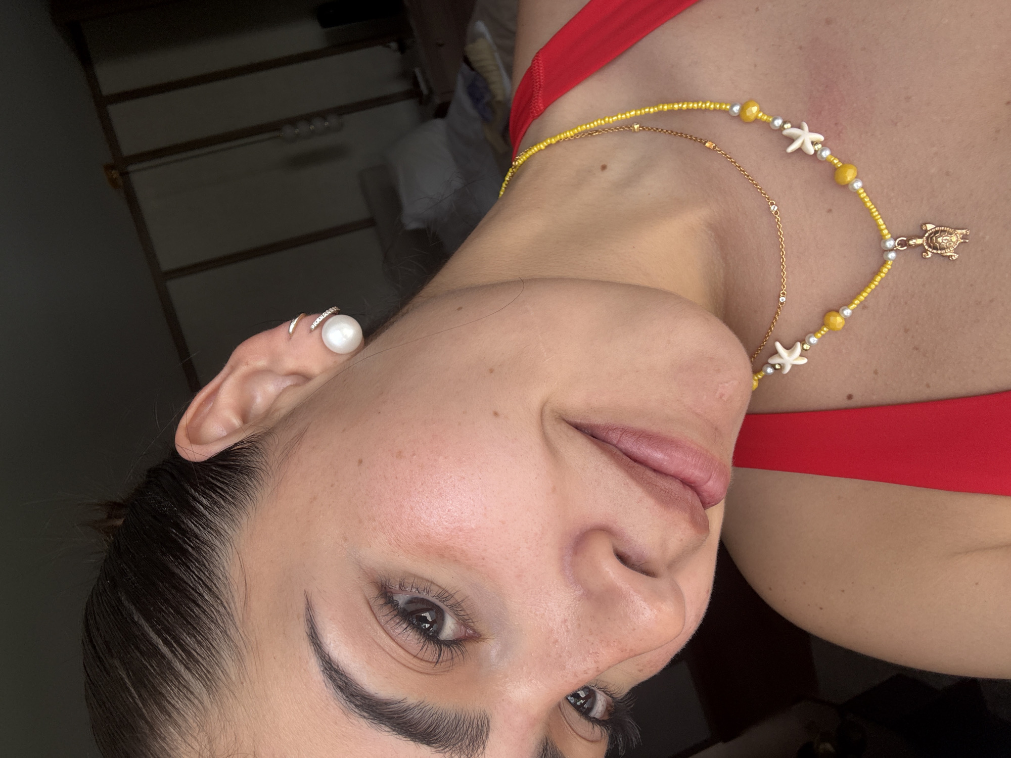 Woman's evening routine captured in Mexican home