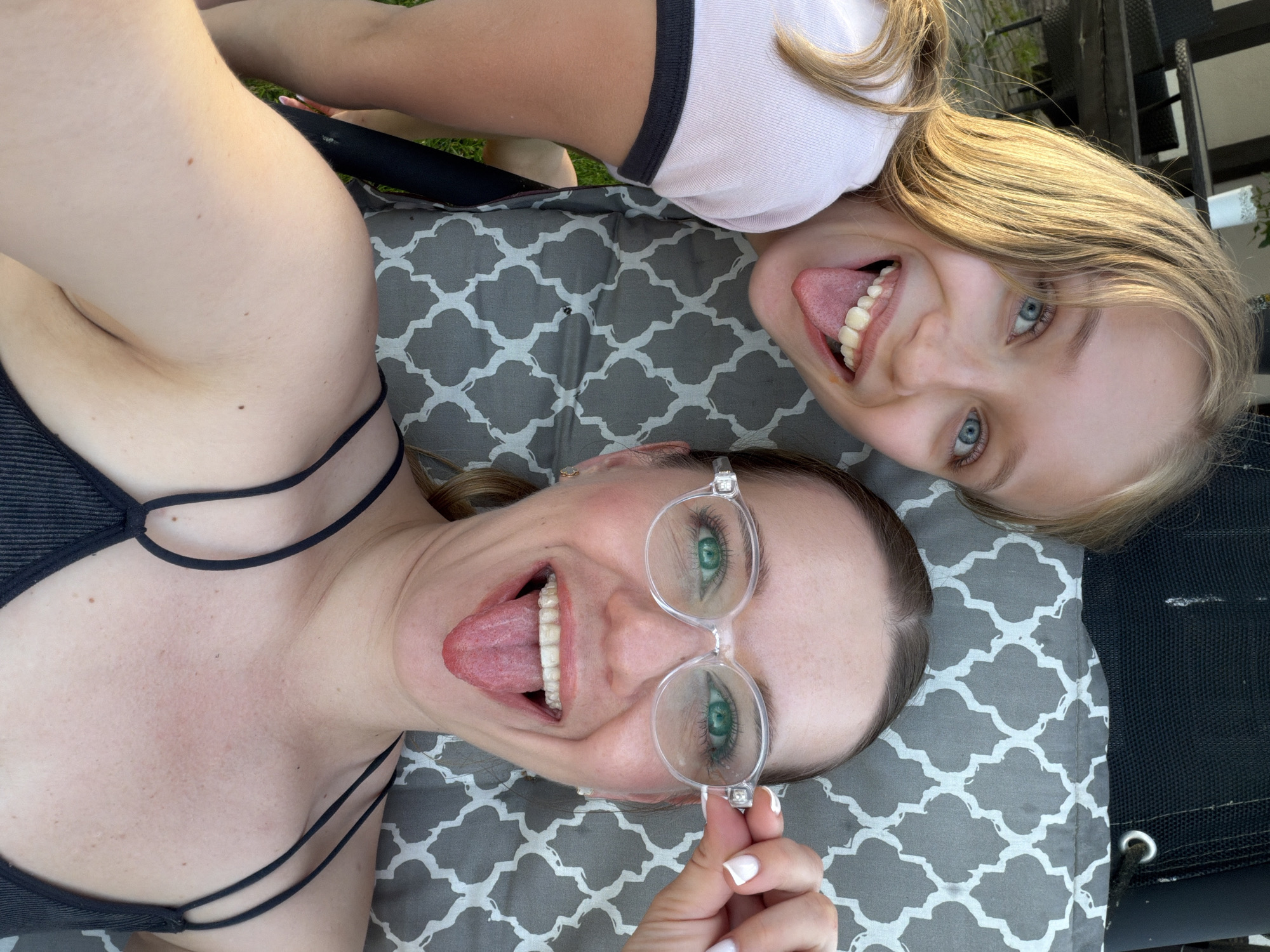 Gymnastics and Easter basket fun at a Latvian log cabin