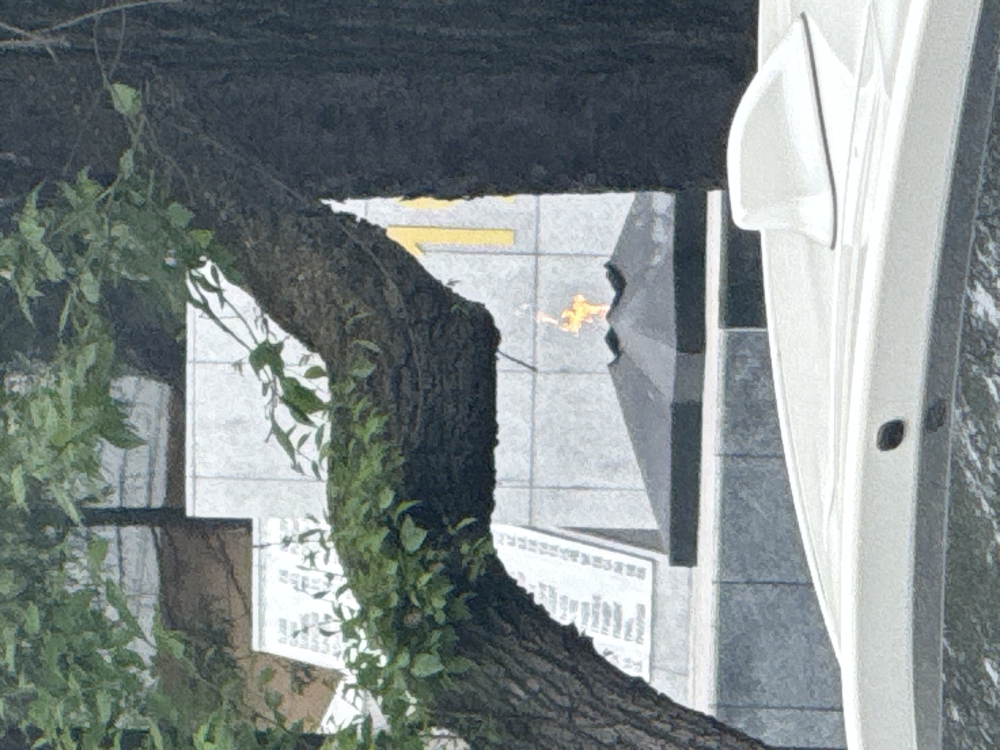 Man observed near monument in Birobidzhan street scene